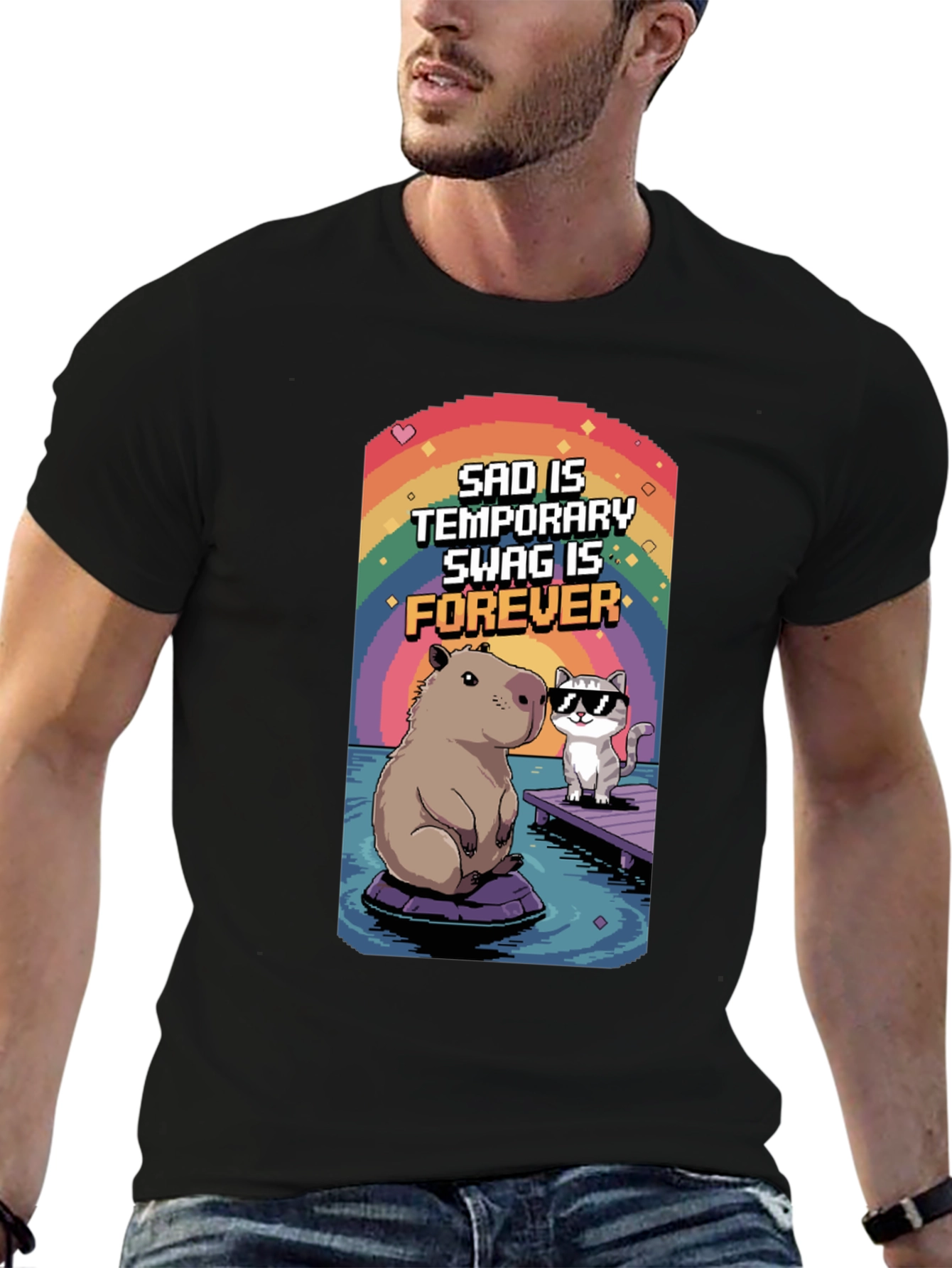 Sad is Temporary Swag is Forever T-Shirt