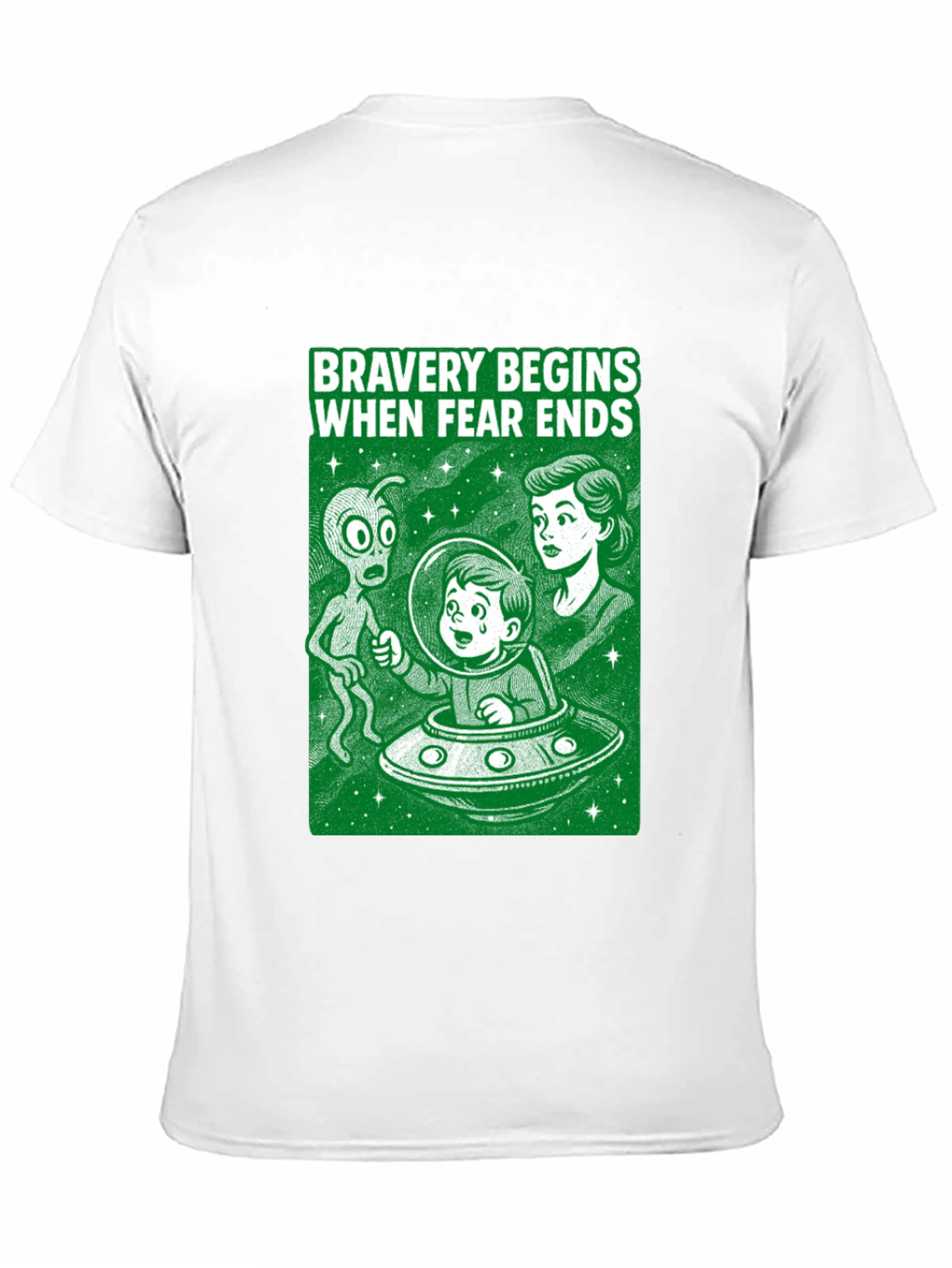 Bravery Begins Alien Encounter T-Shirt