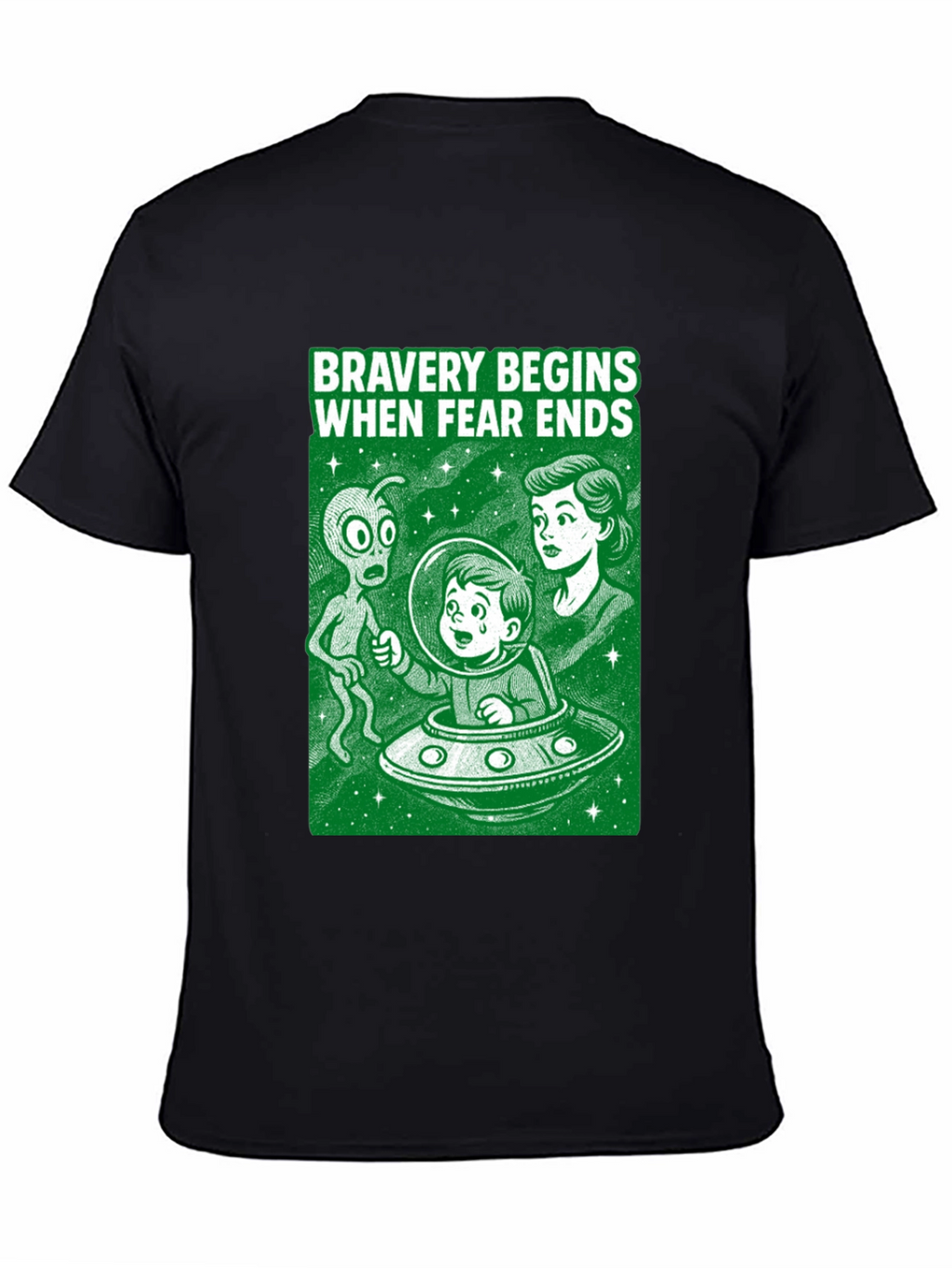 Bravery Begins Alien Encounter T-Shirt