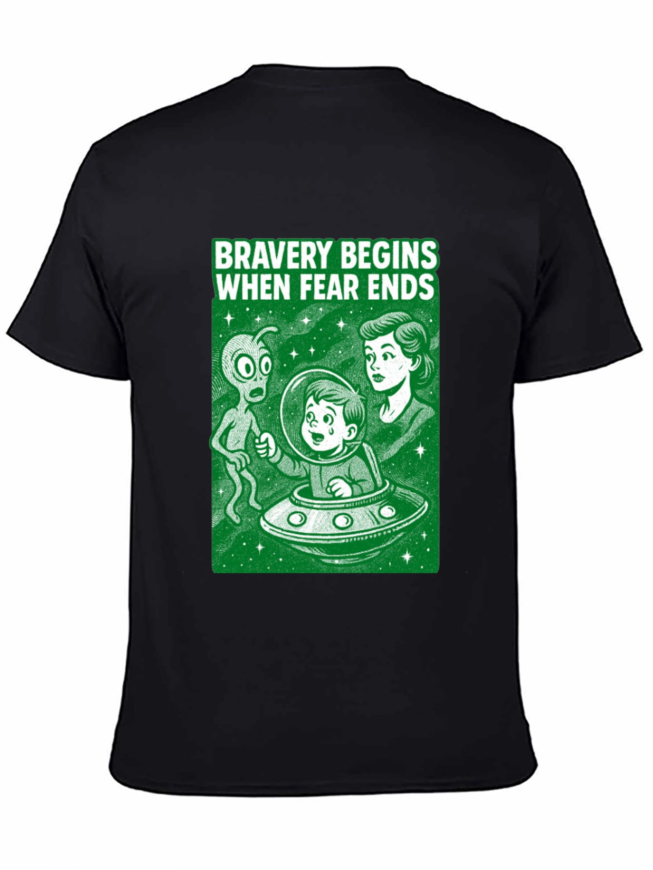 Bravery Begins Alien Encounter T-Shirt
