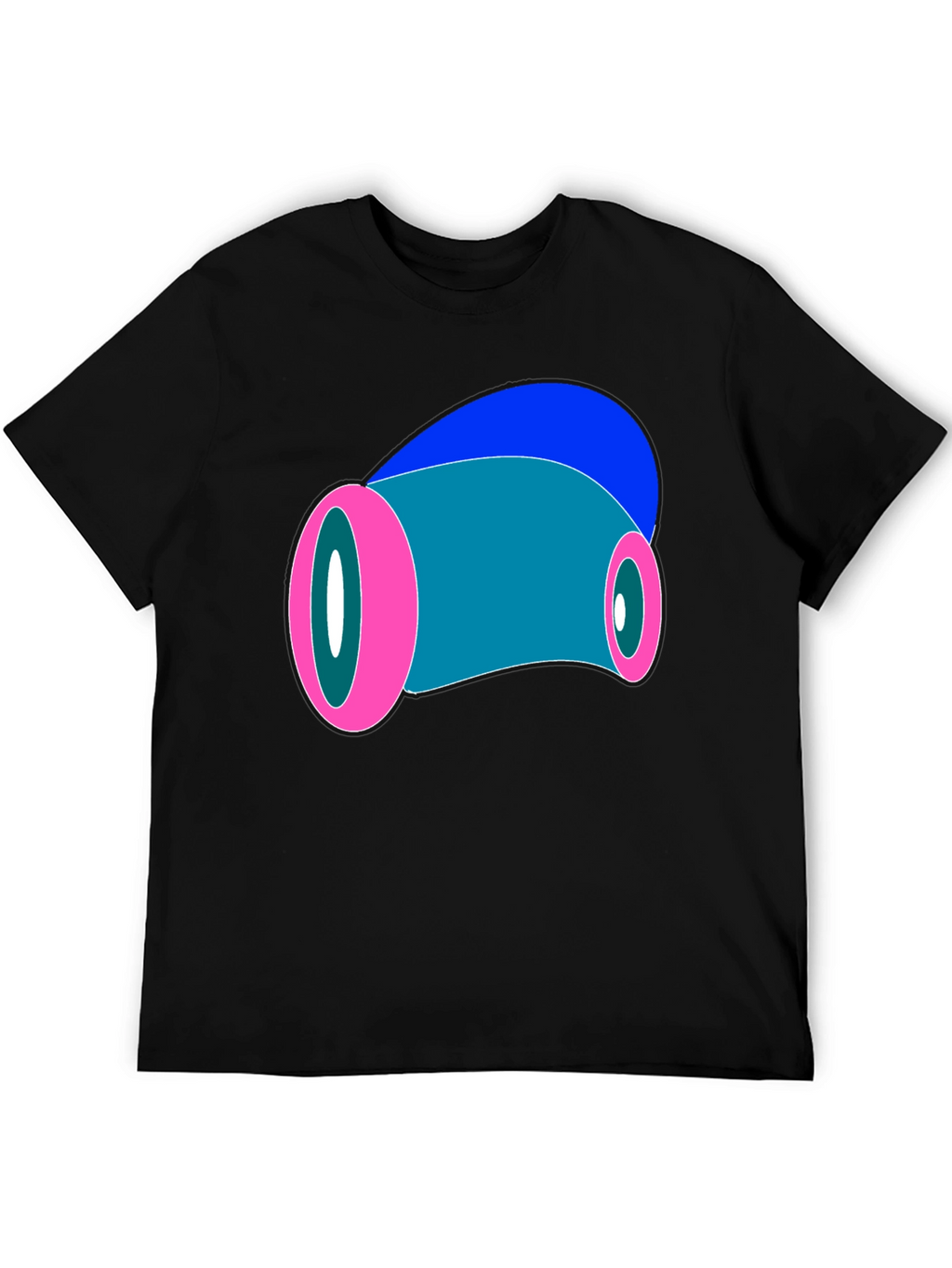 Abstract Pink & Blue Graphic Tee