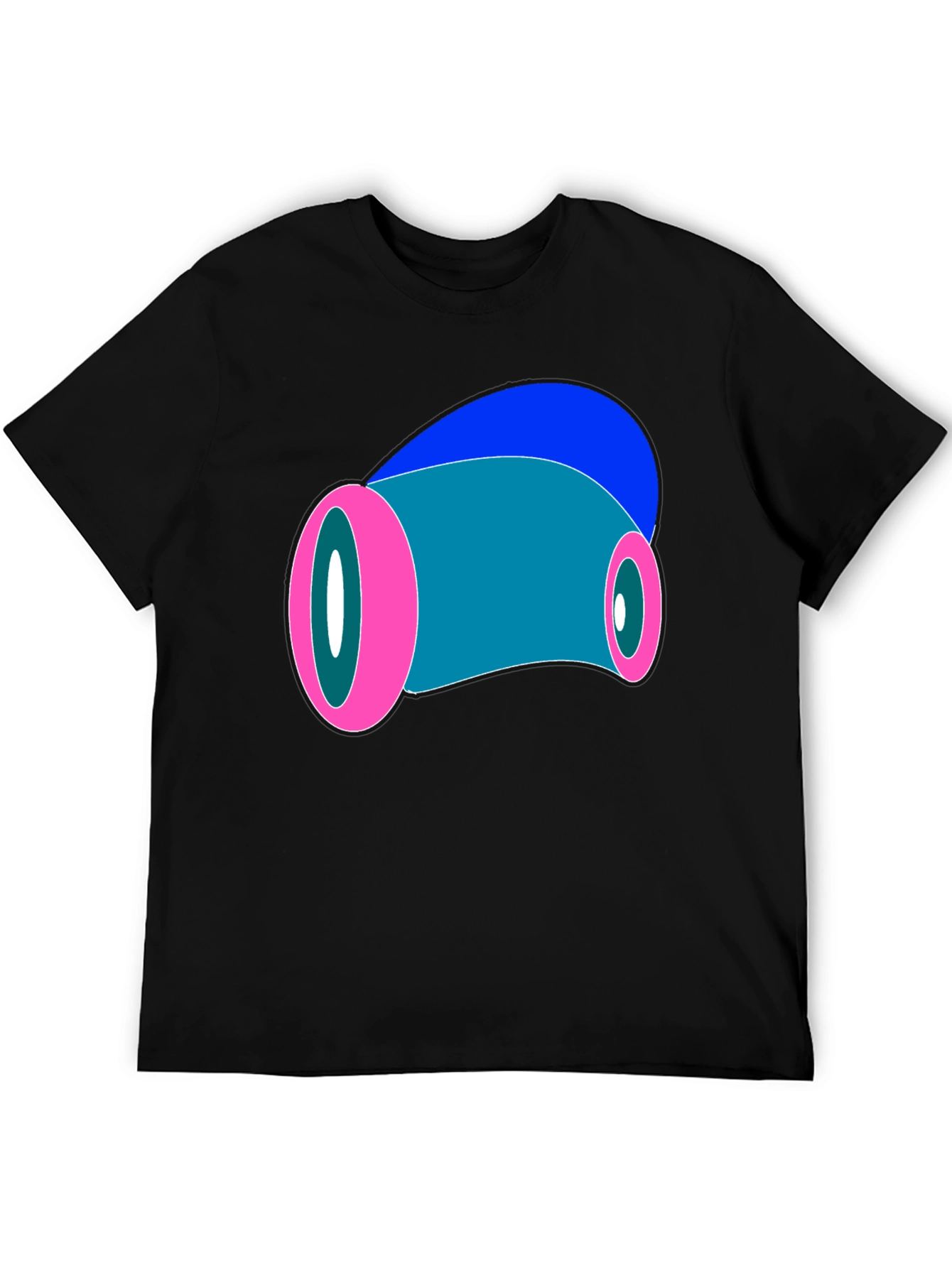 Abstract Pink & Blue Graphic Tee