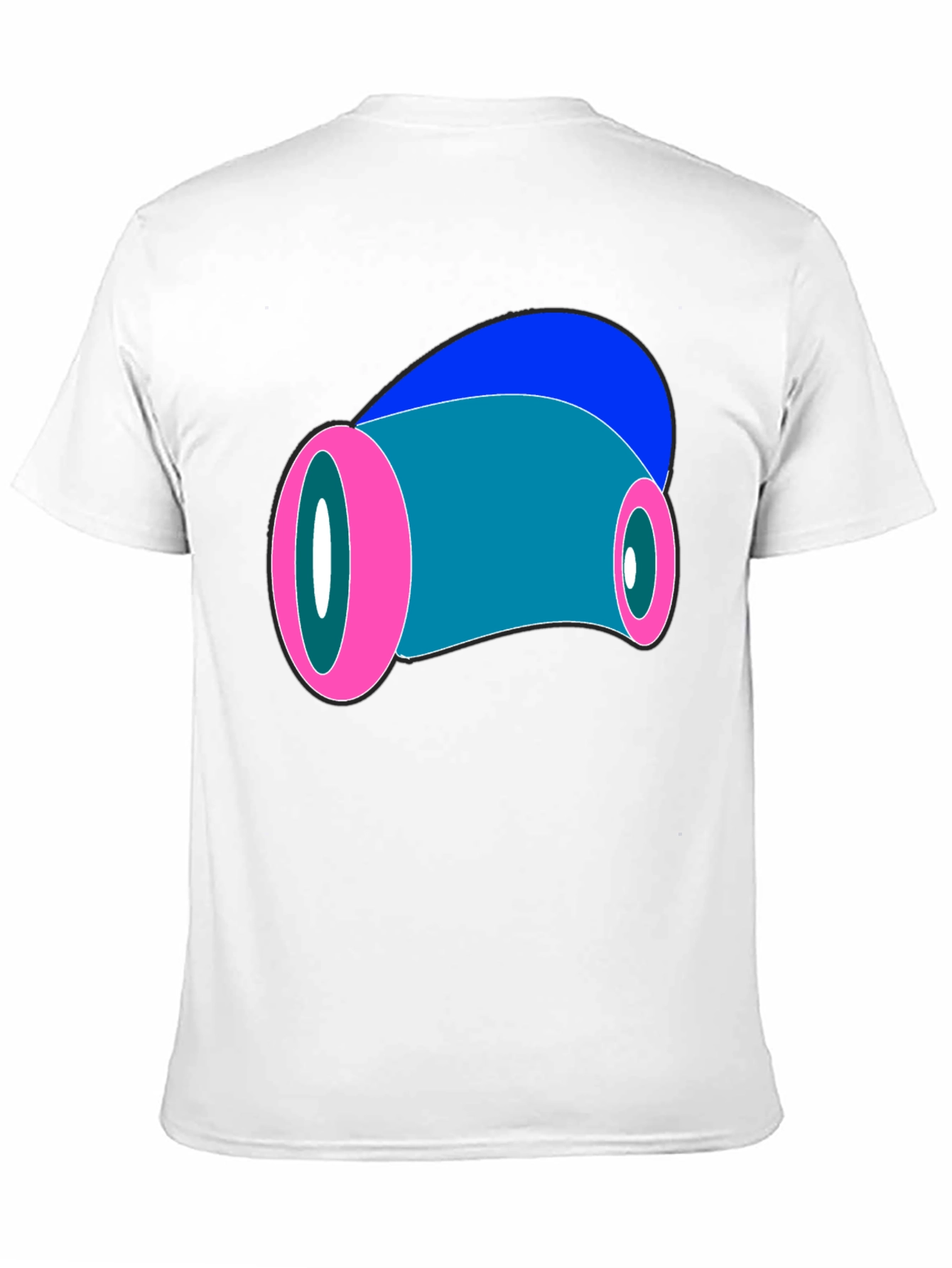 Abstract Pink & Blue Graphic Tee