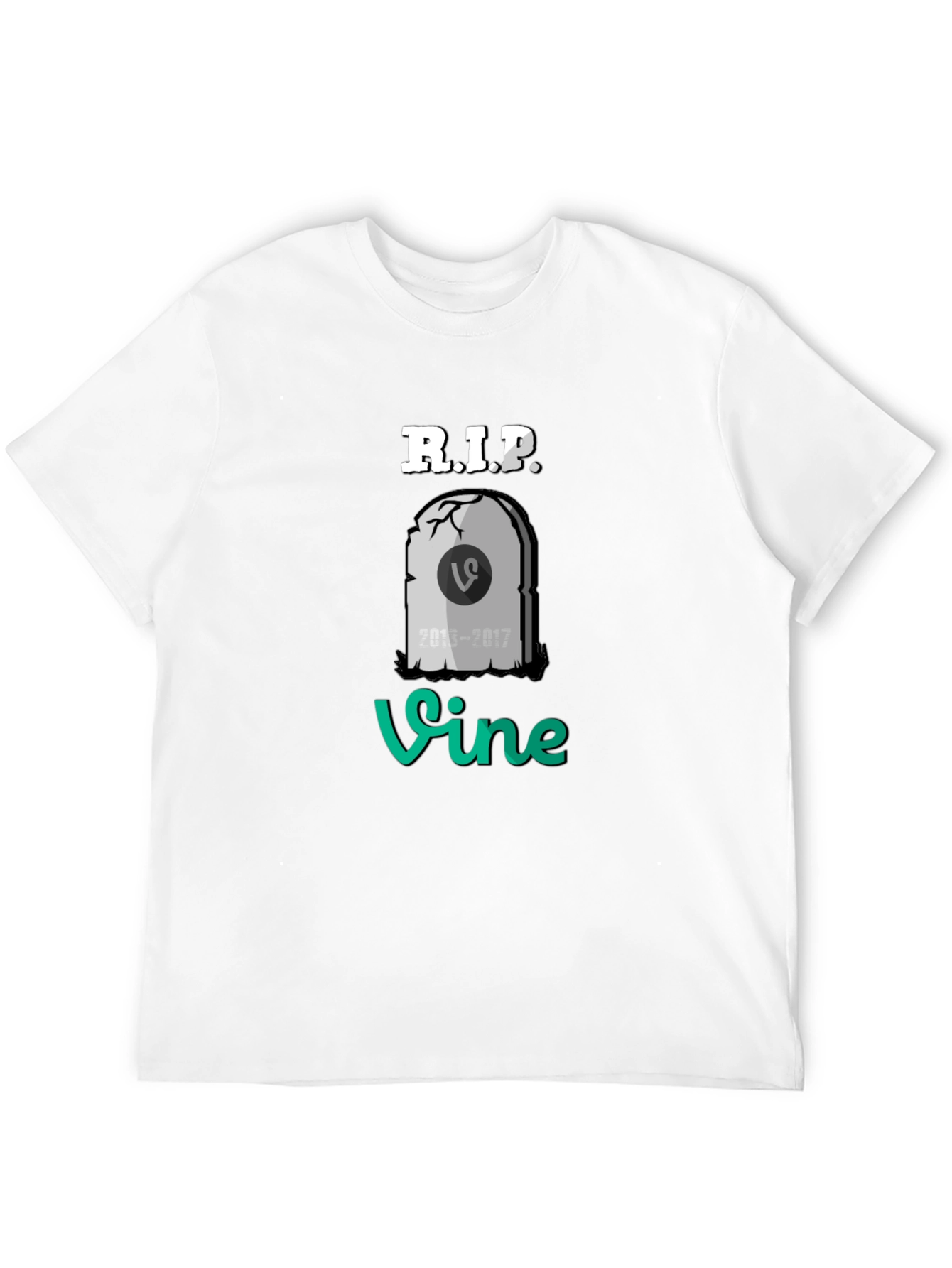 RIP Vine T-Shirt - Black Cotton Blend
