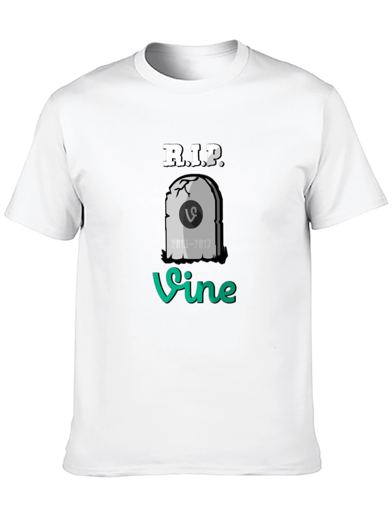 RIP Vine T-Shirt - Black Cotton Blend