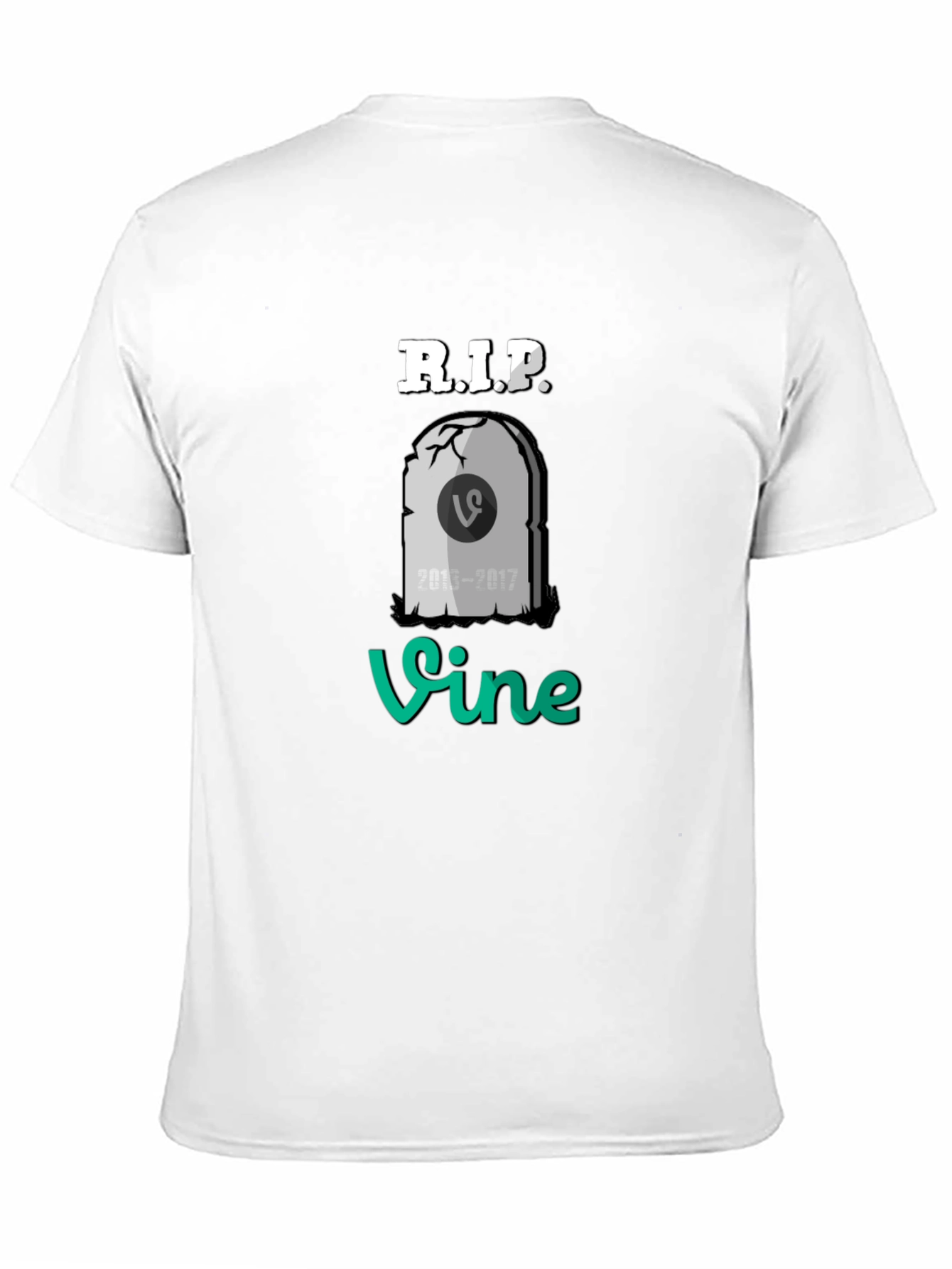 RIP Vine T-Shirt - Black Cotton Blend