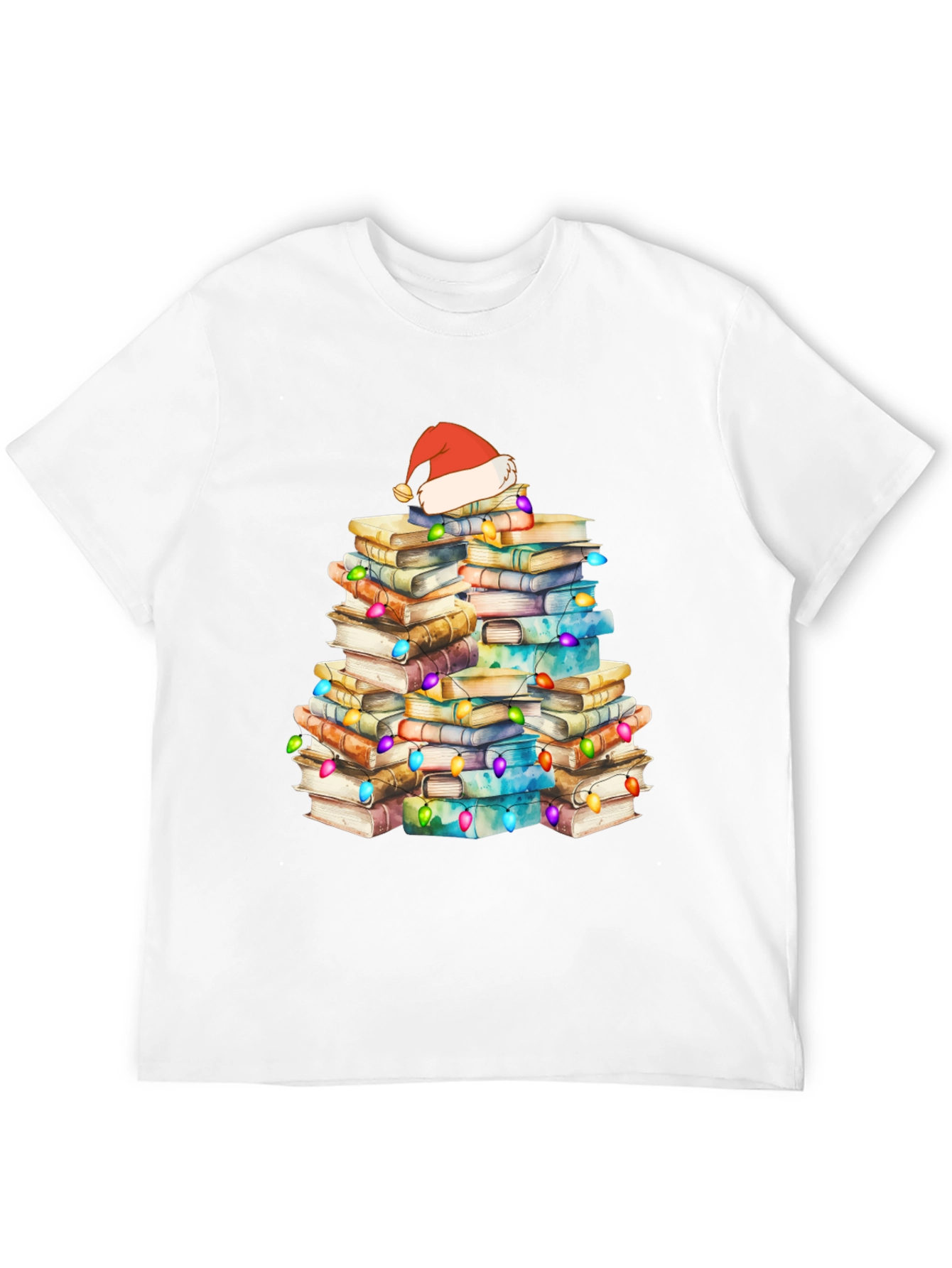 Book Christmas Tree T-Shirt