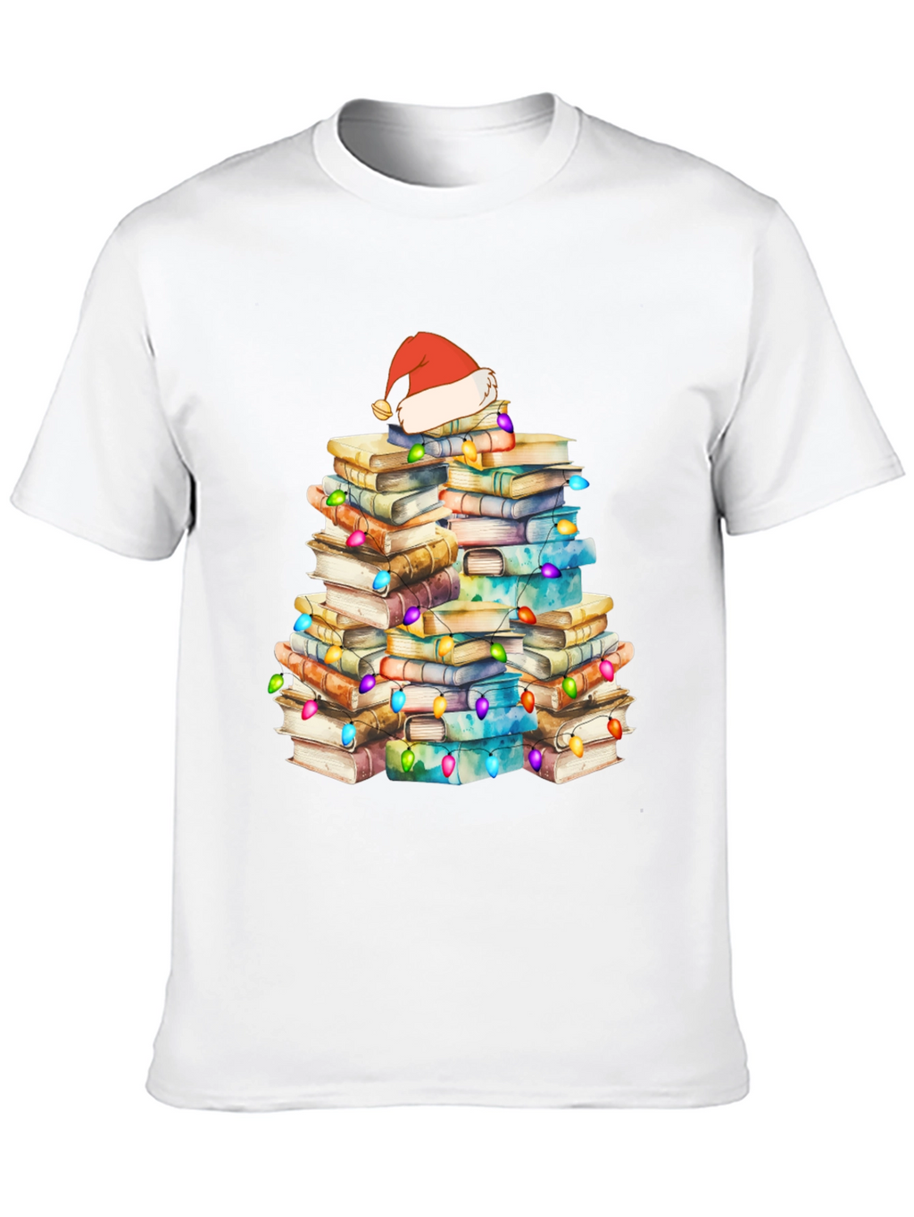 Book Christmas Tree T-Shirt