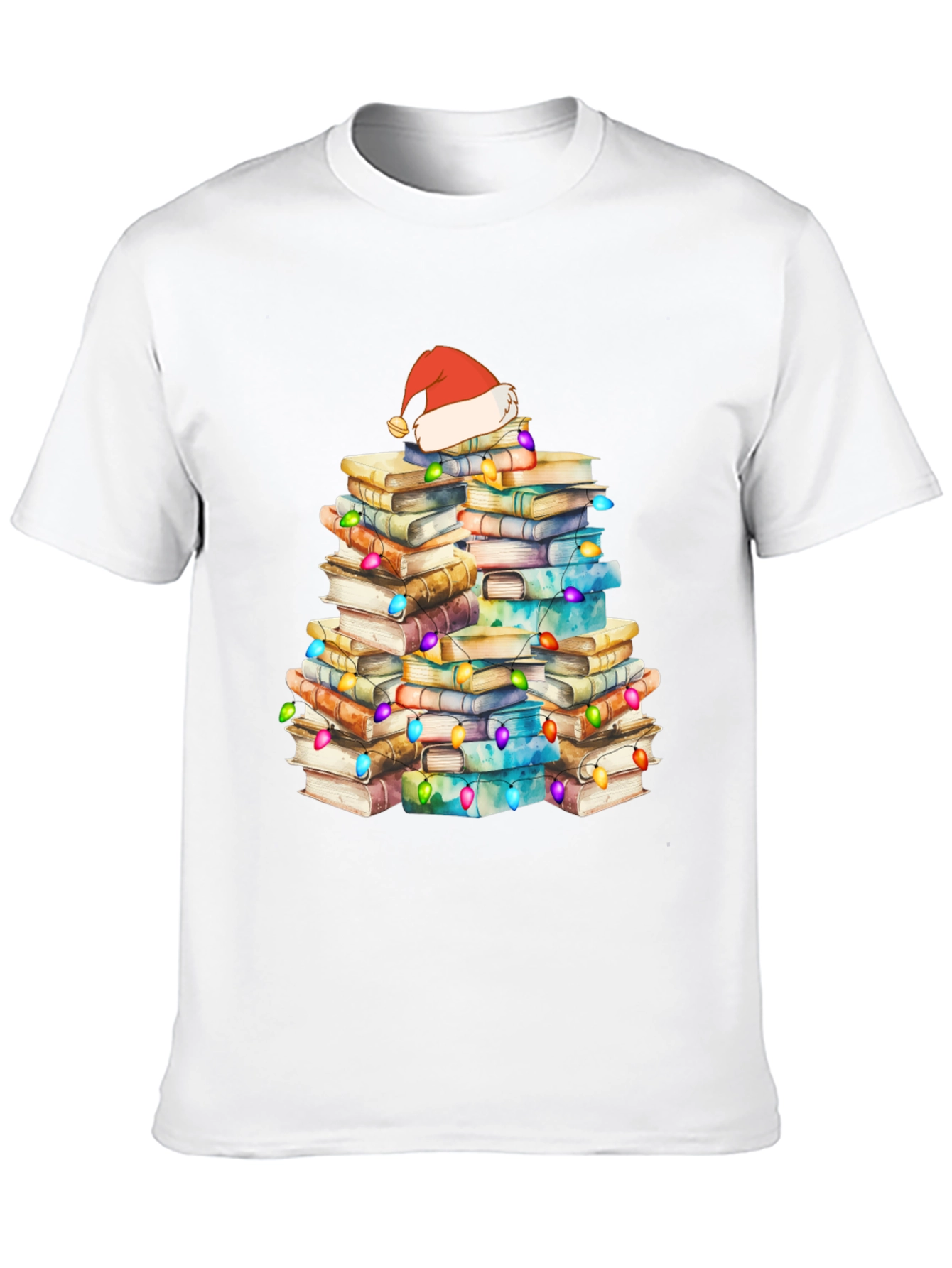 Book Christmas Tree T-Shirt