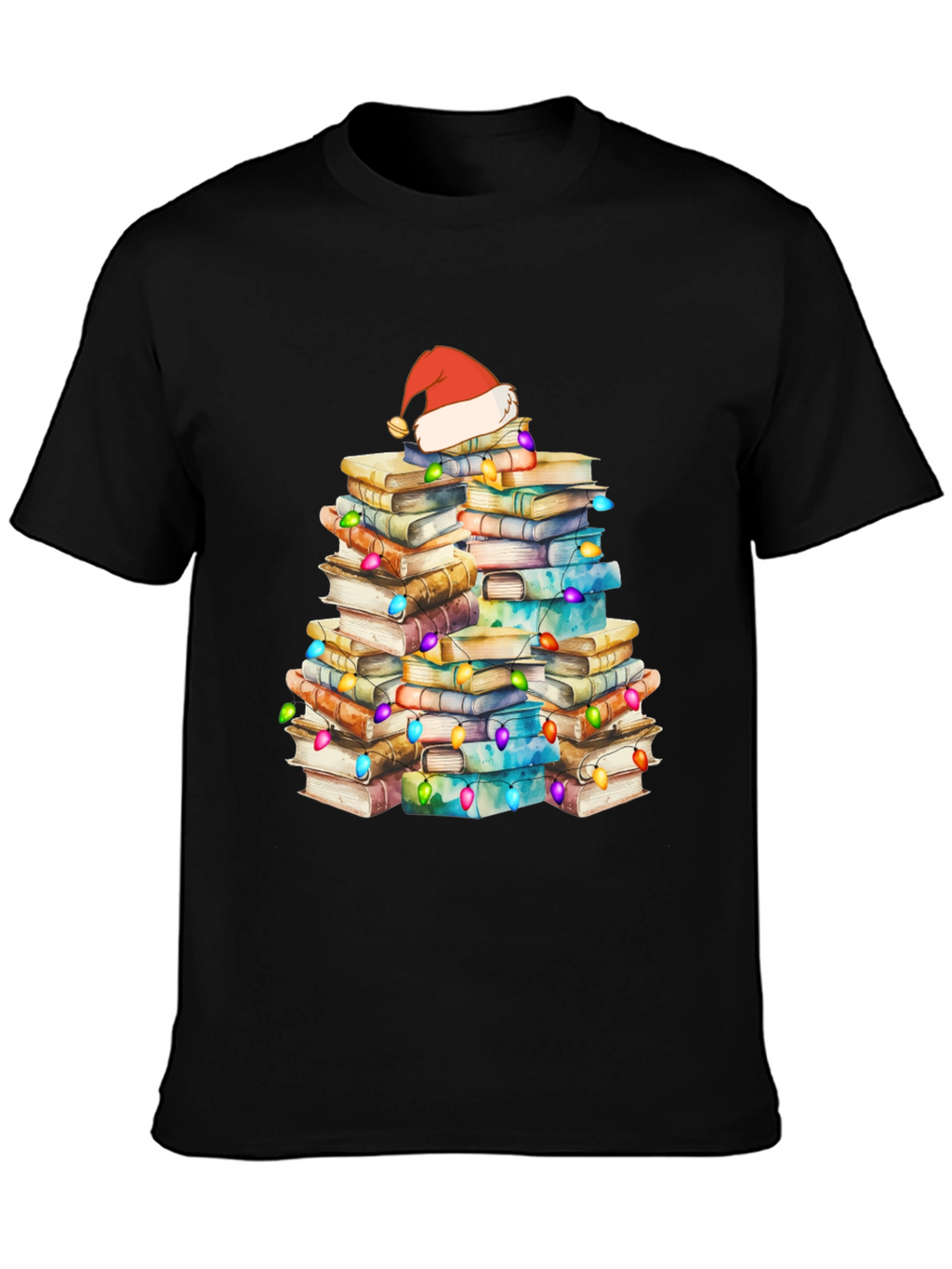 Book Christmas Tree T-Shirt