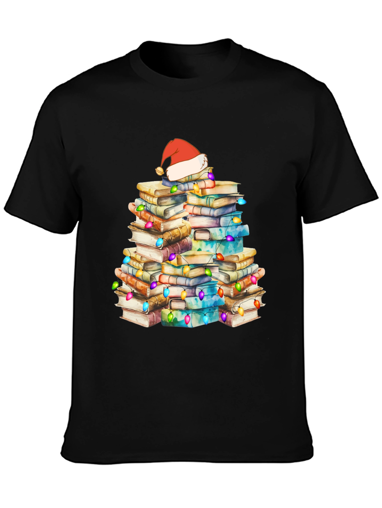 Book Christmas Tree T-Shirt