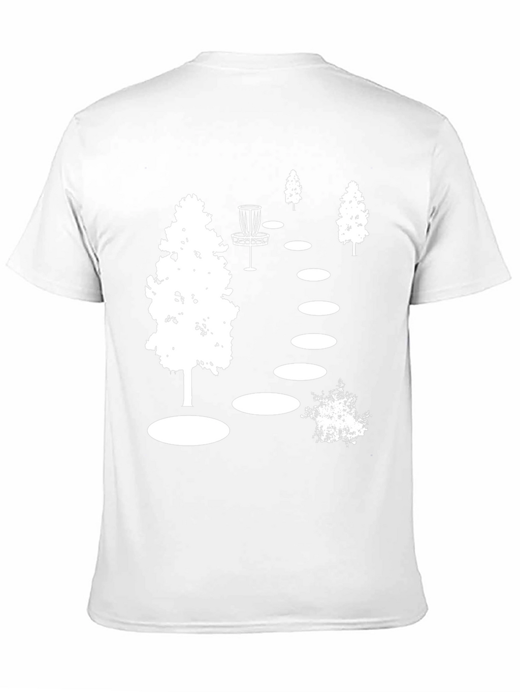 Disc Golf Course Black T-Shirt