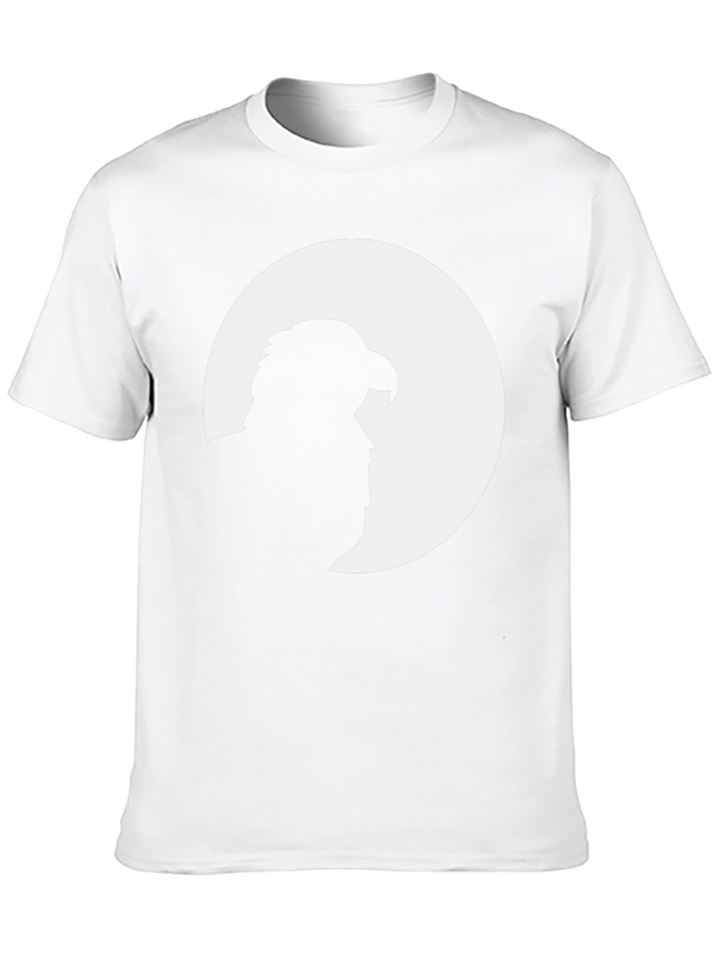 Mens Black Eagle Silhouette Graphic Tee