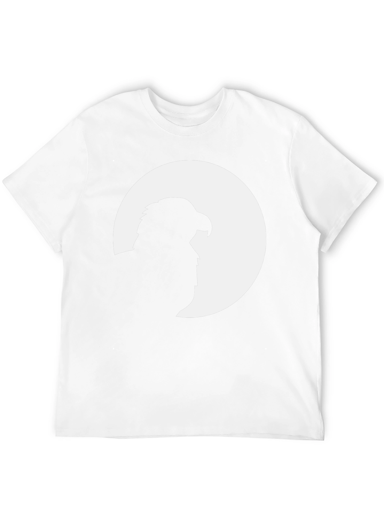 Mens Black Eagle Silhouette Graphic Tee