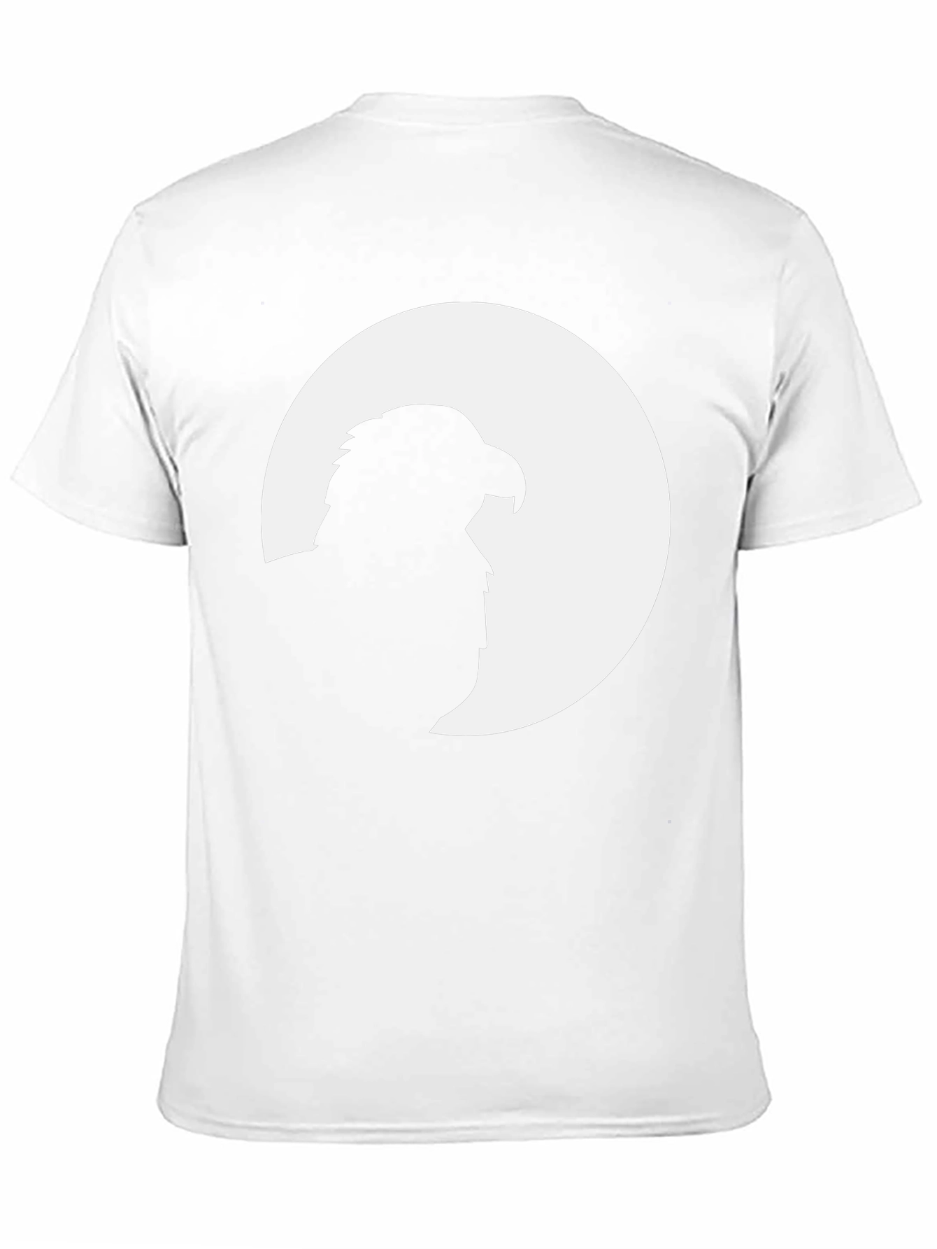 Mens Black Eagle Silhouette Graphic Tee