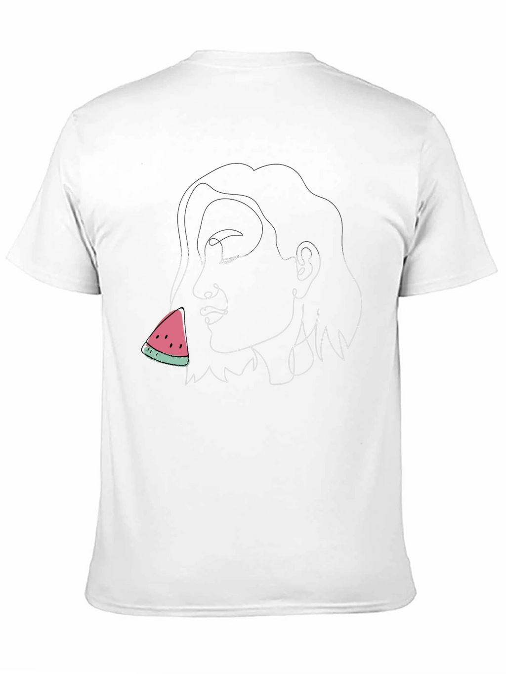 Abstract Woman Watermelon Graphic Tee