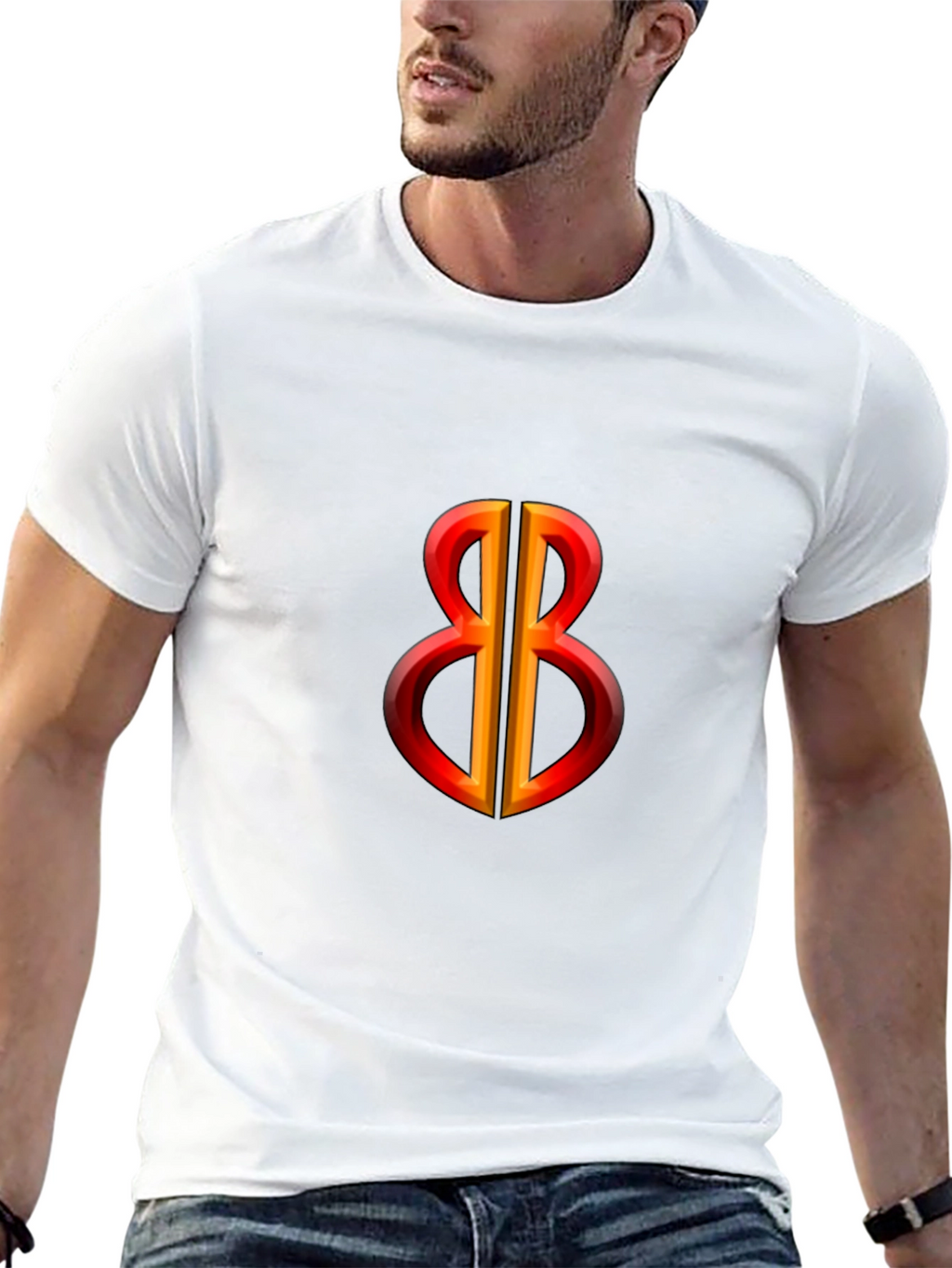 Bold Symbol Graphic Tee - Black