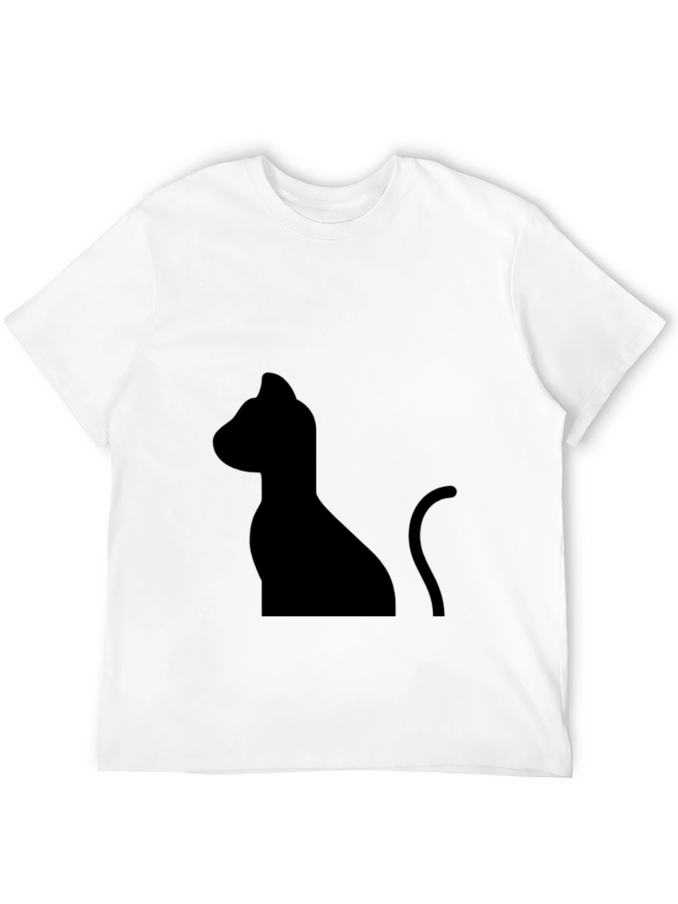 Black Cat Silhouette T-Shirt