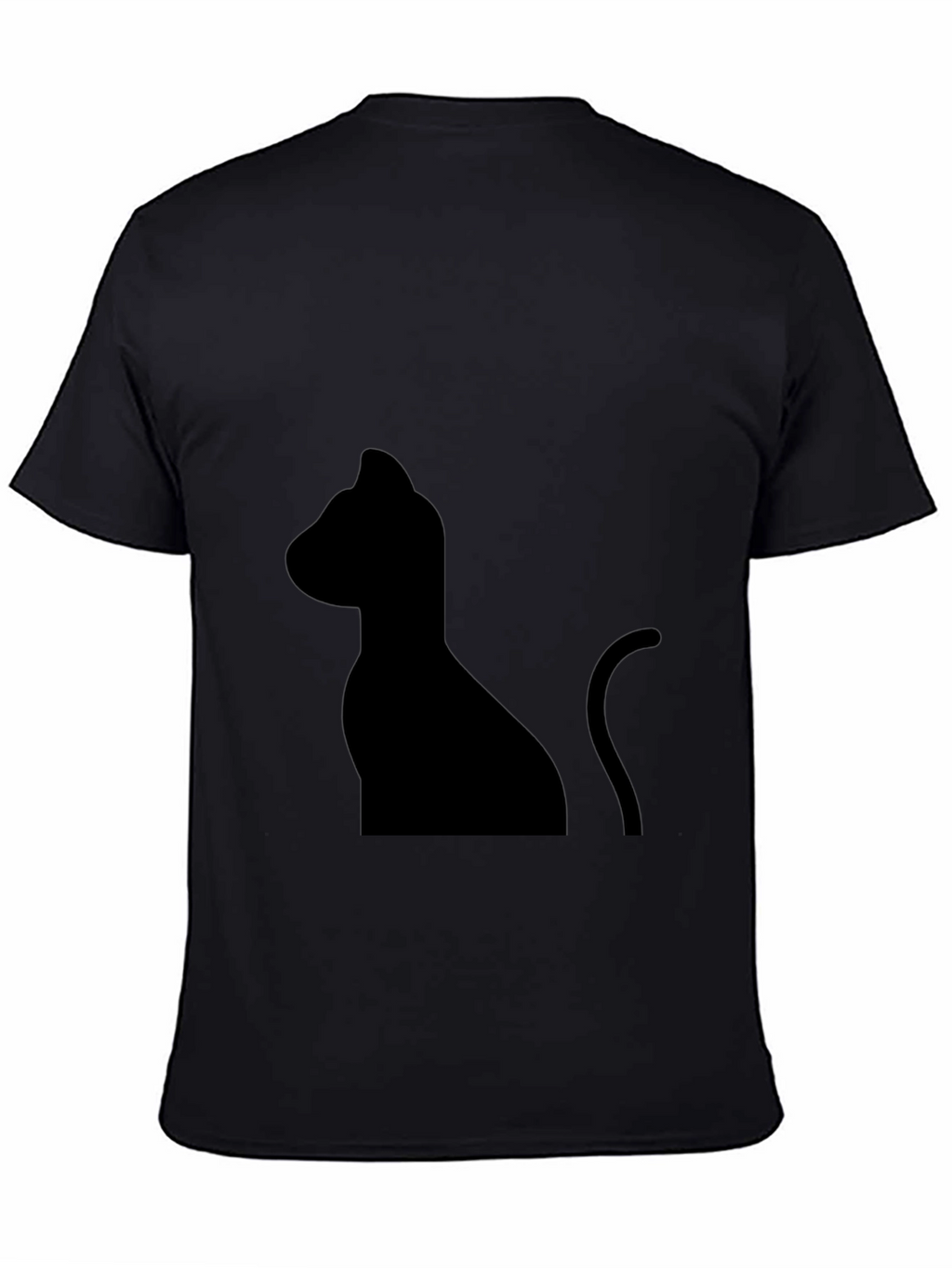 Black Cat Silhouette T-Shirt