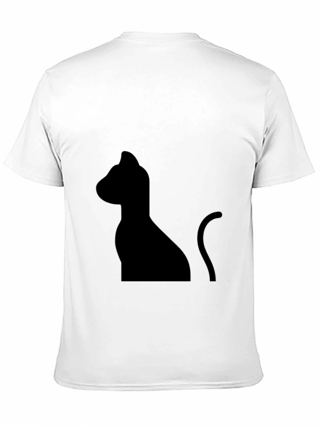 Black Cat Silhouette T-Shirt