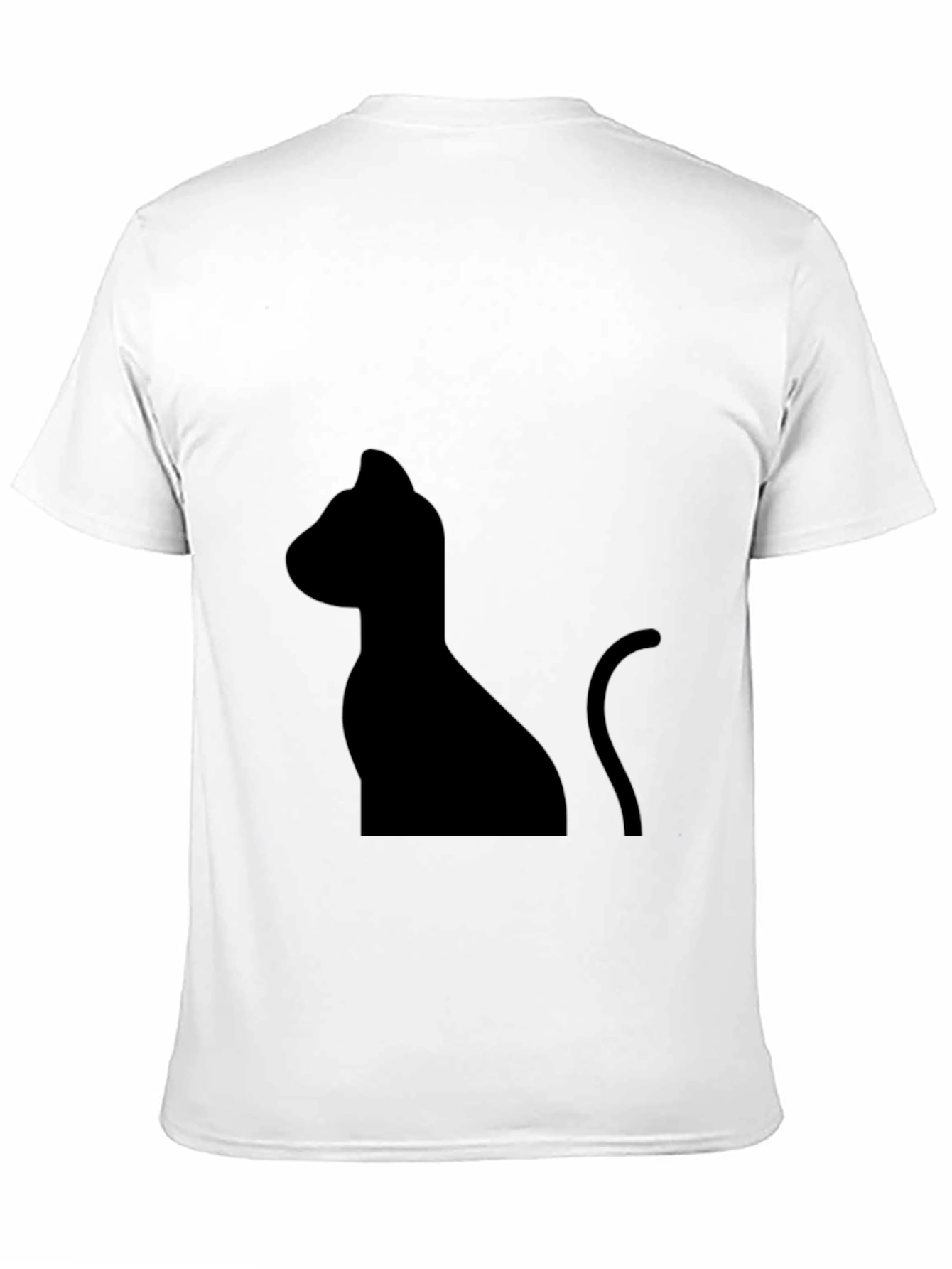 Black Cat Silhouette T-Shirt