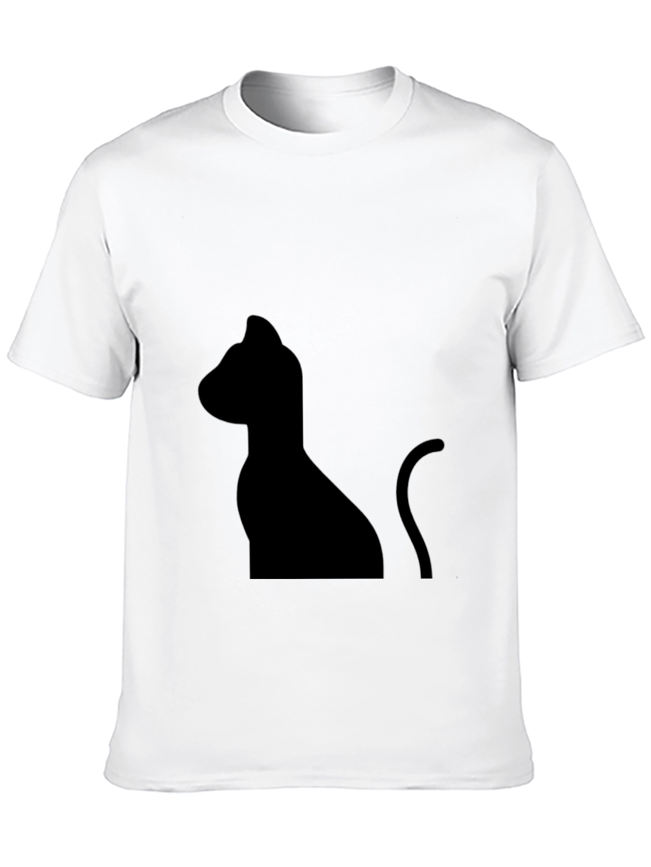 Black Cat Silhouette T-Shirt