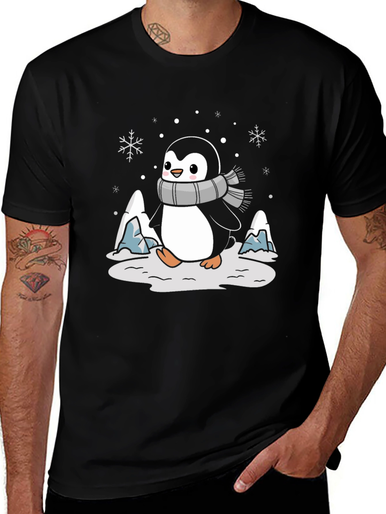 Winter Penguin Graphic Tee
