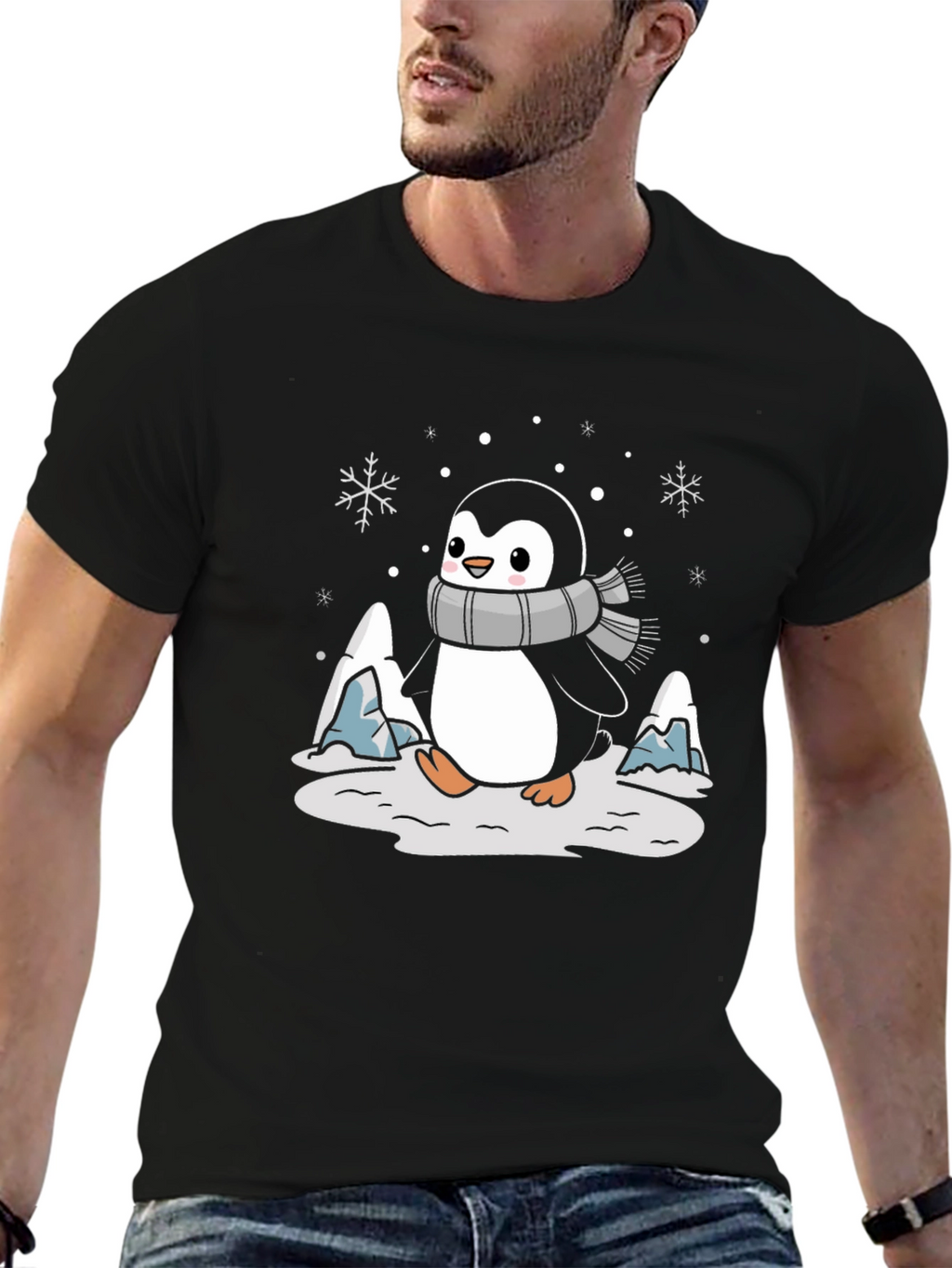 Winter Penguin Graphic Tee