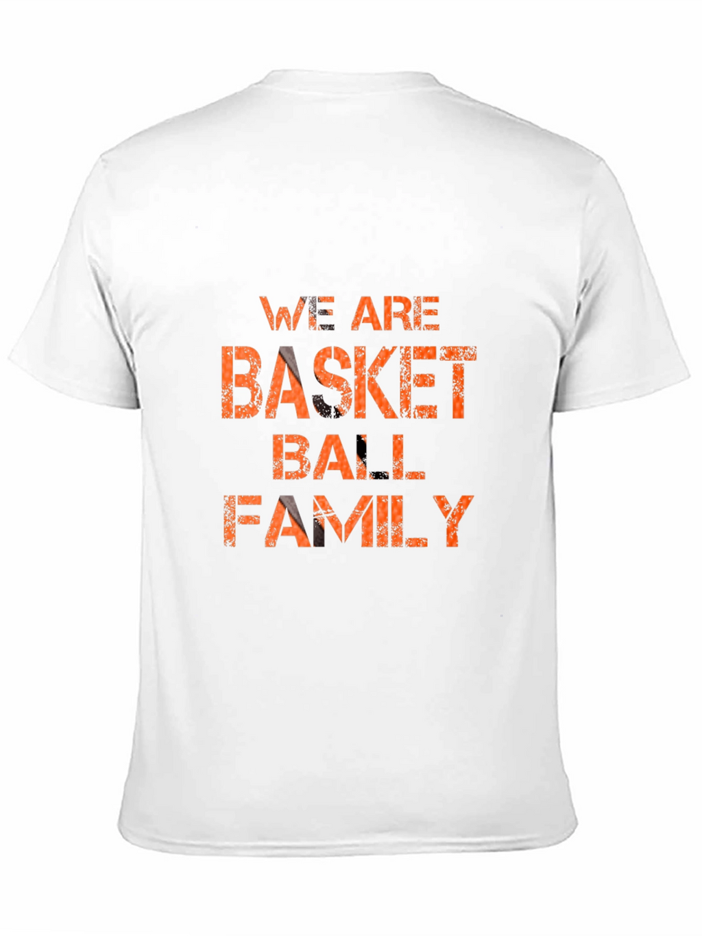 Basketball Family Graphic T-Shirt - Black