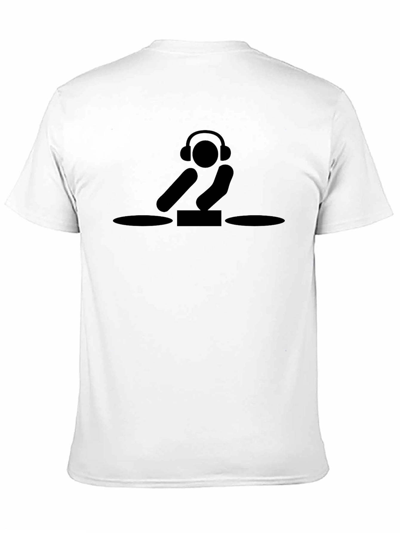 DJ Graphic Tee - Black Cotton T-Shirt