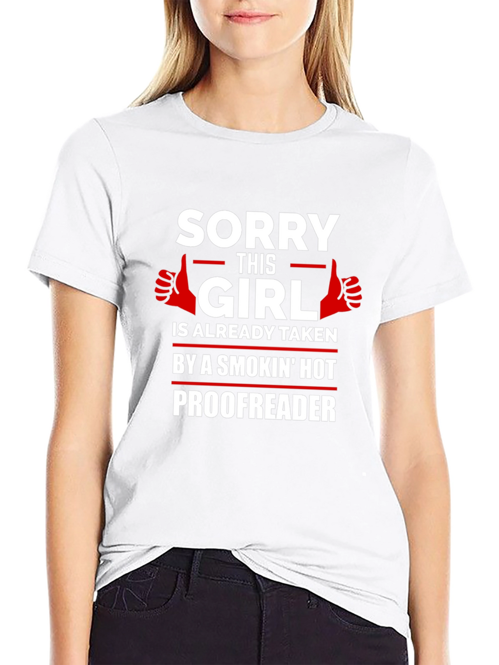 Funny Sorry This Girl is Taken Proofreader T-Shirt