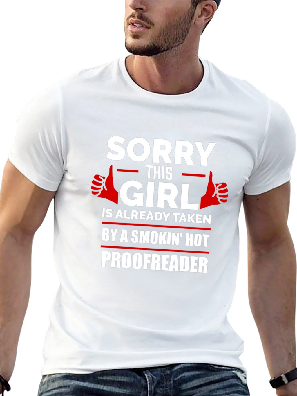 Funny Sorry This Girl is Taken Proofreader T-Shirt