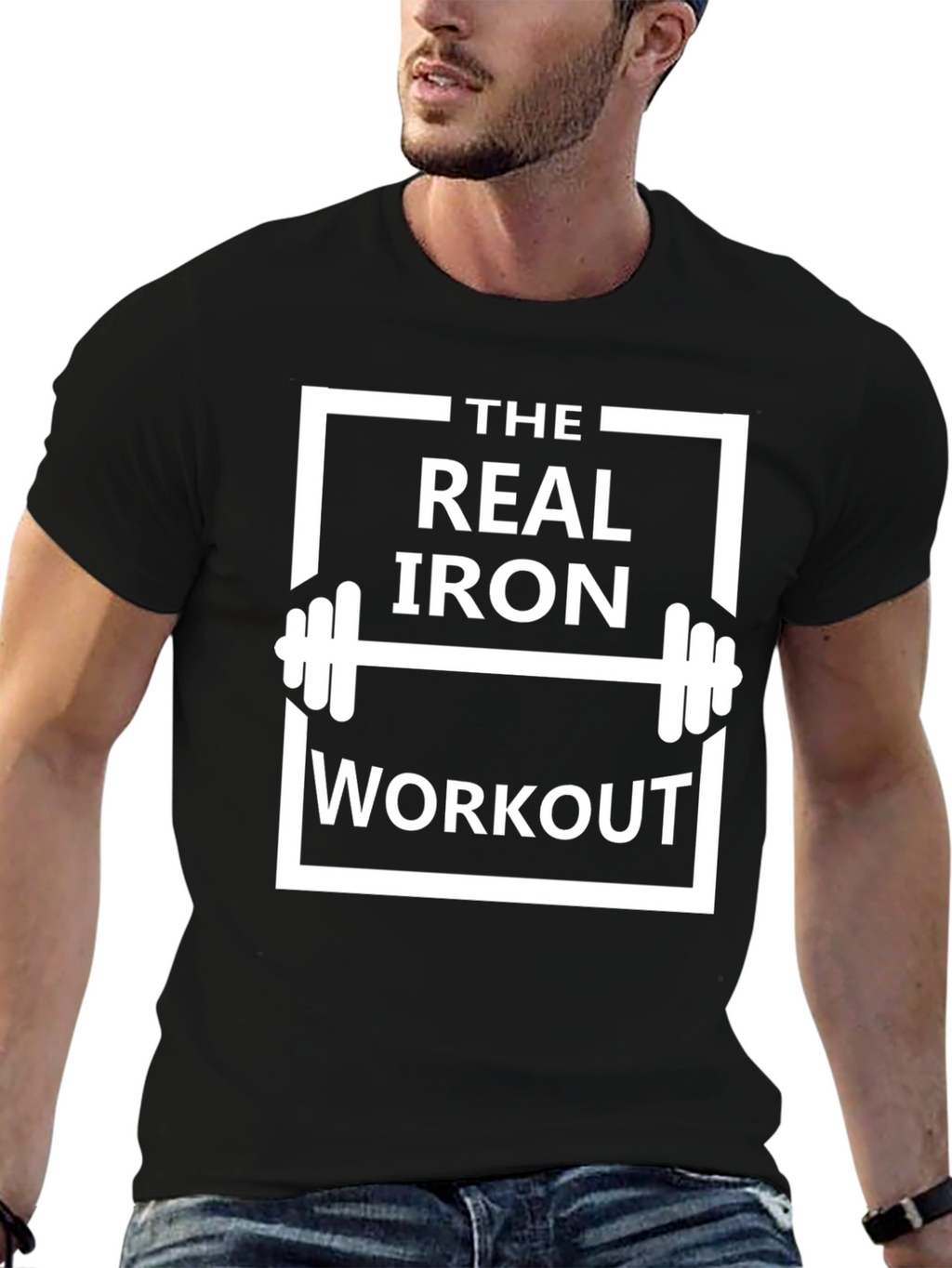The Real Iron Workout Graphic T-Shirt