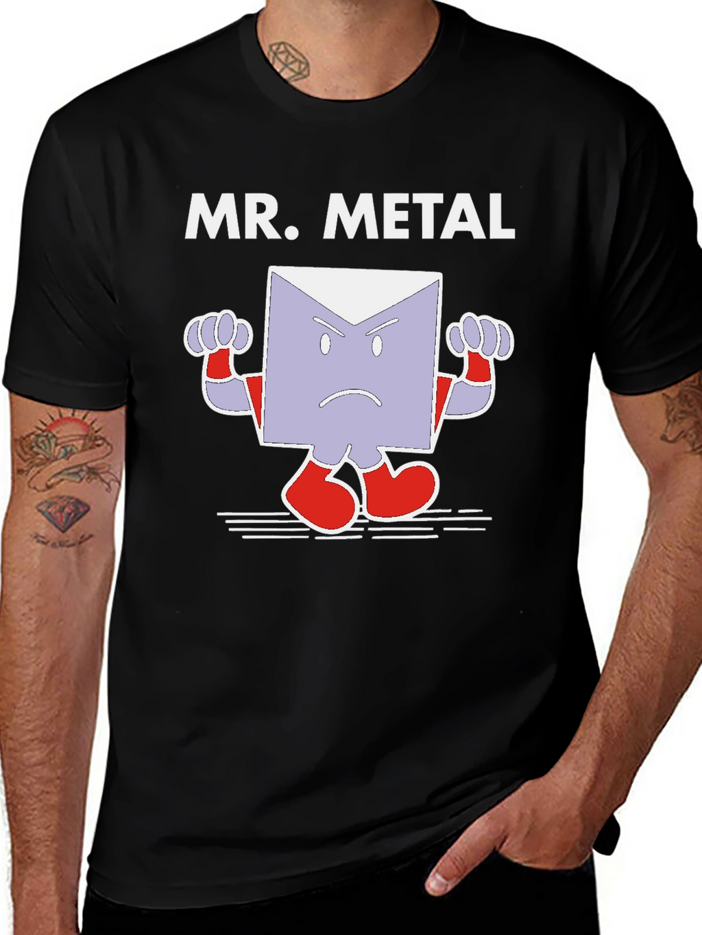 Mr. Metal Graphic Tee - Black