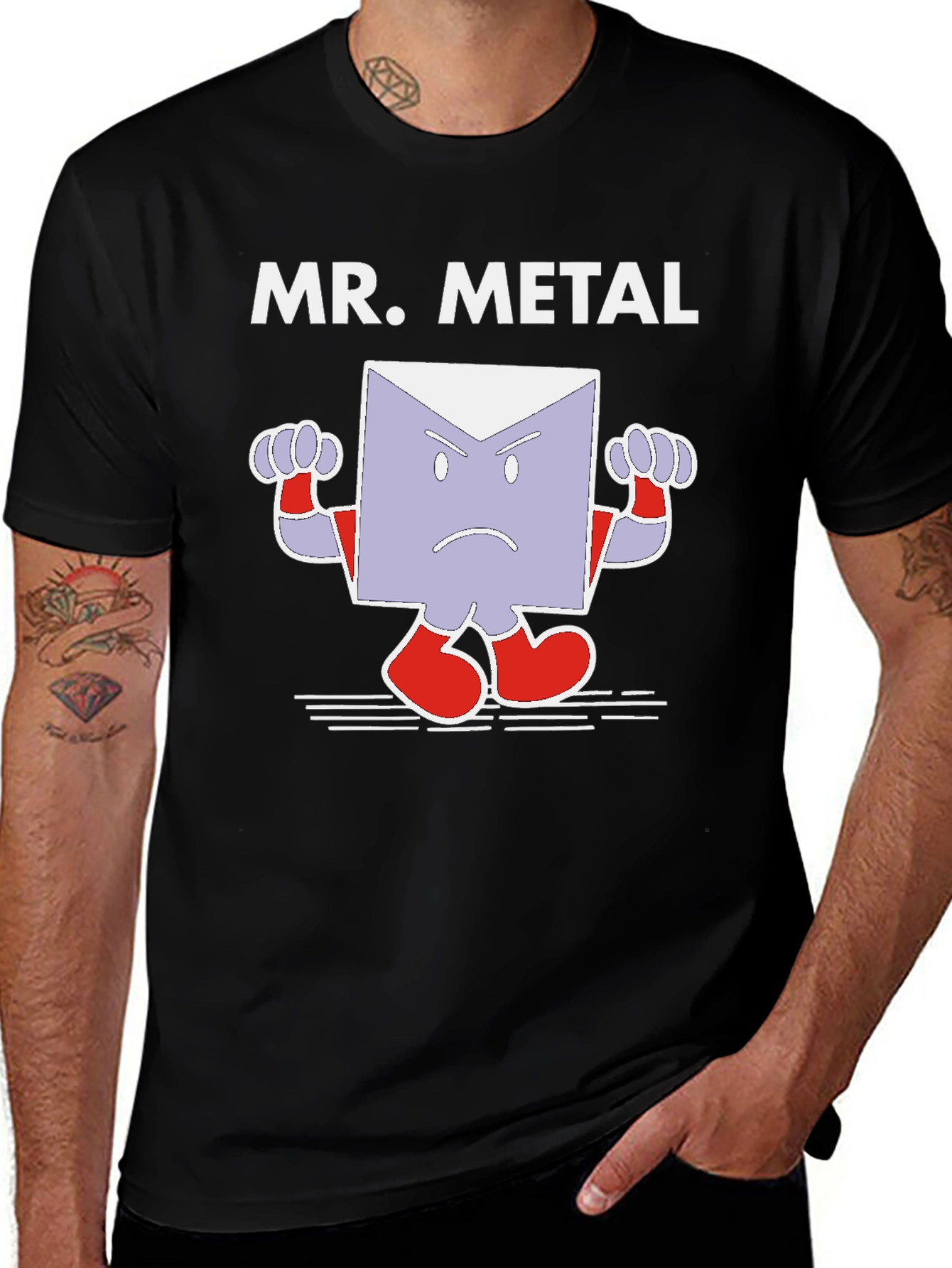 Mr. Metal Graphic Tee - Black