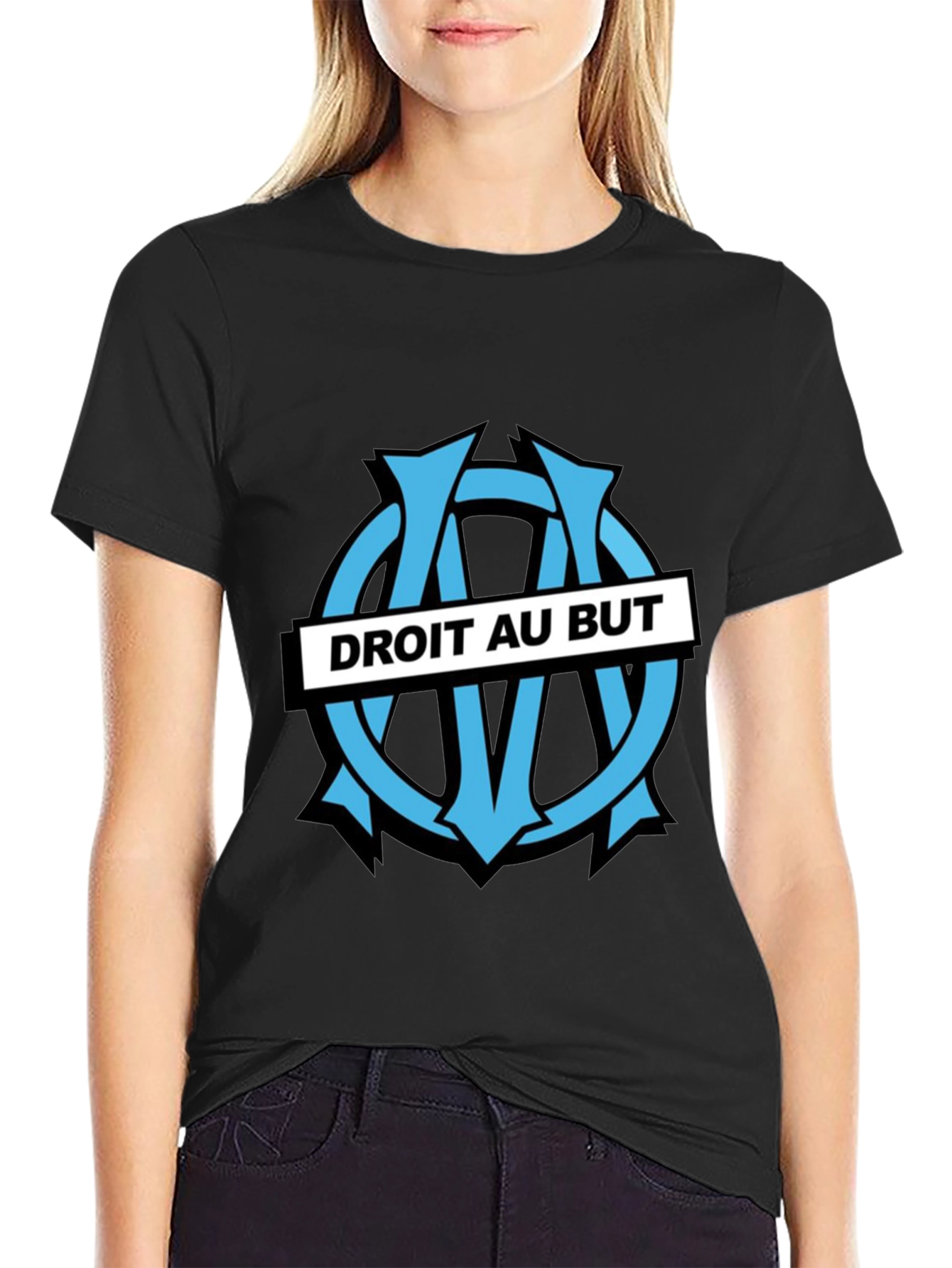 Droit Au But Black T-Shirt