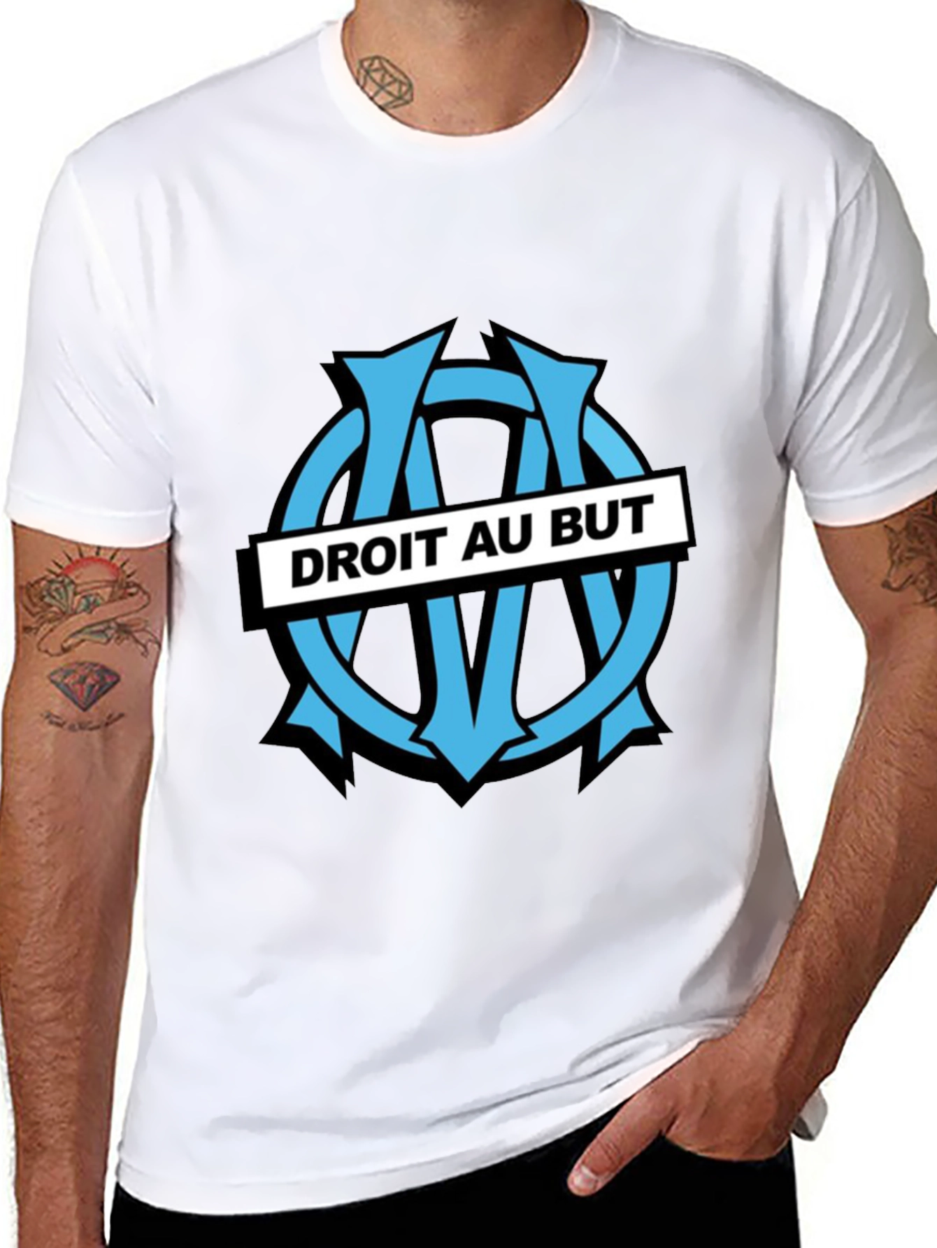 Droit Au But Black T-Shirt