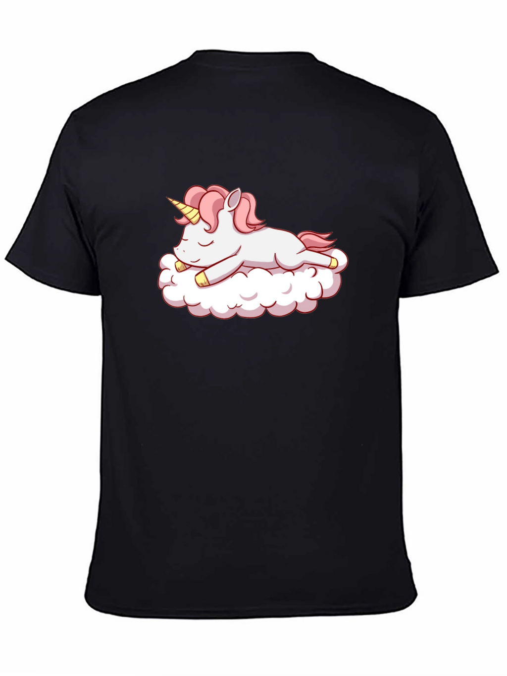 Unicorn Cloud T-Shirt - Black Tee