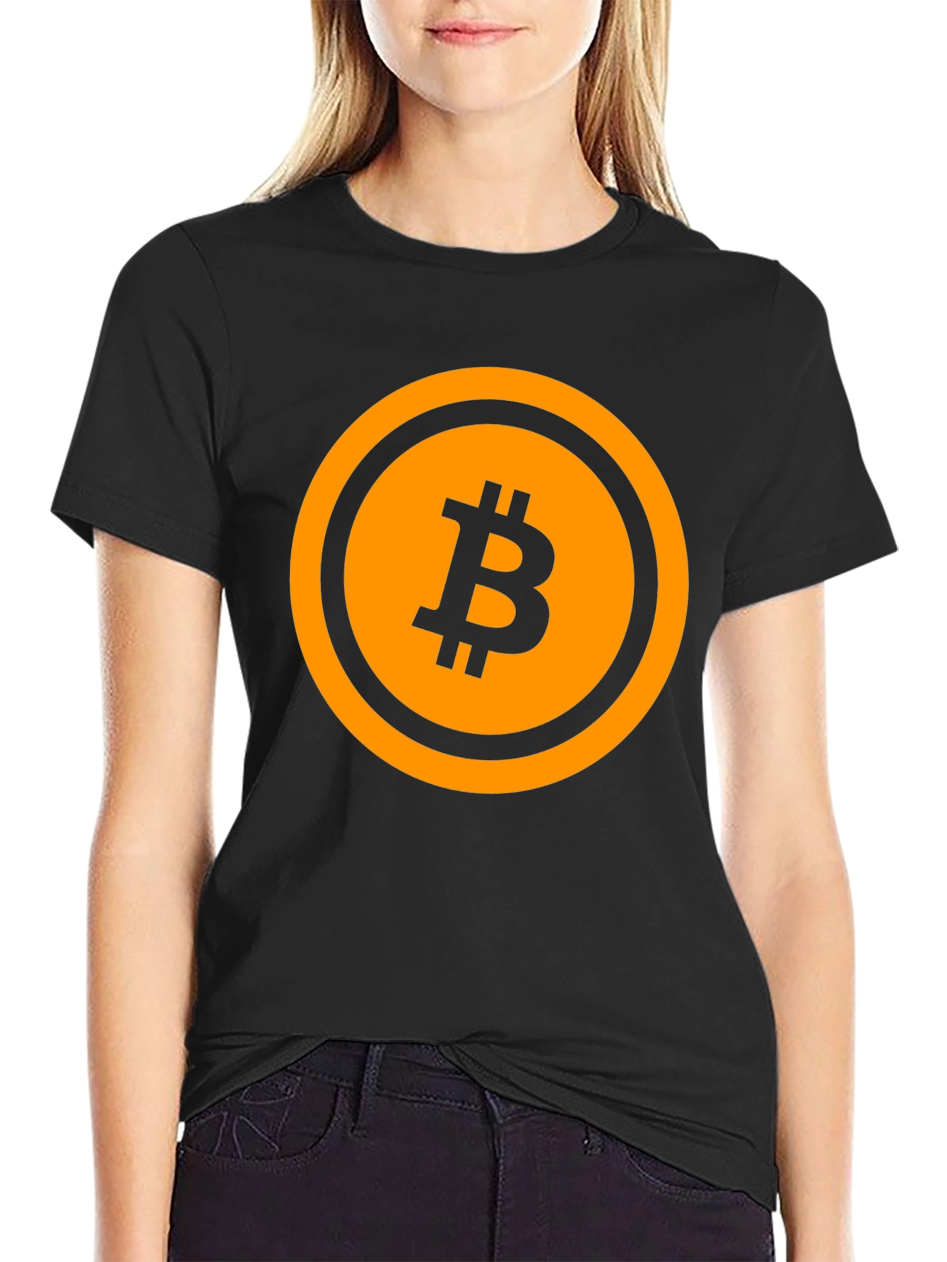 Bitcoin Black T-Shirt - Crypto Currency Tee