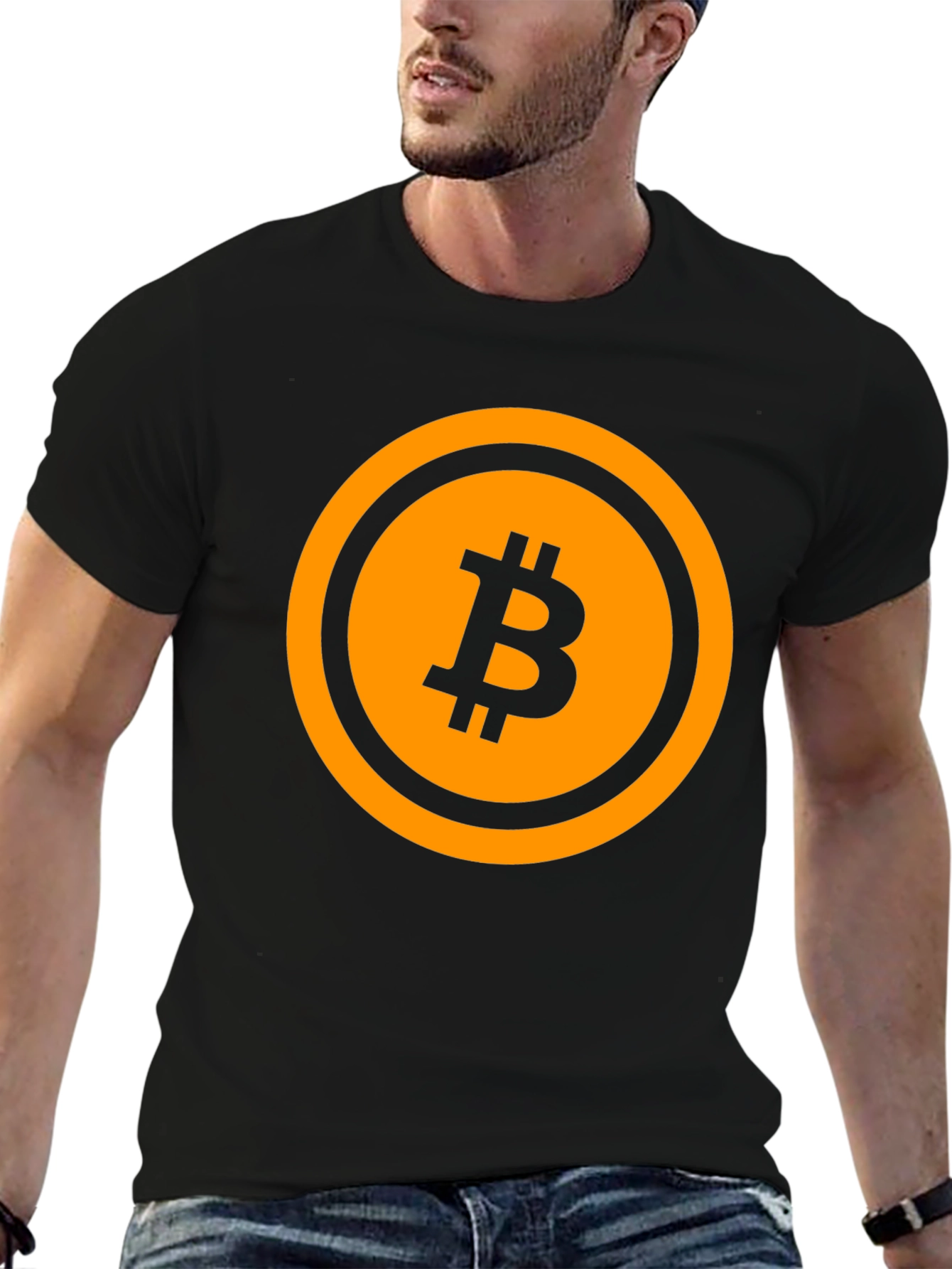 Bitcoin Black T-Shirt - Crypto Currency Tee
