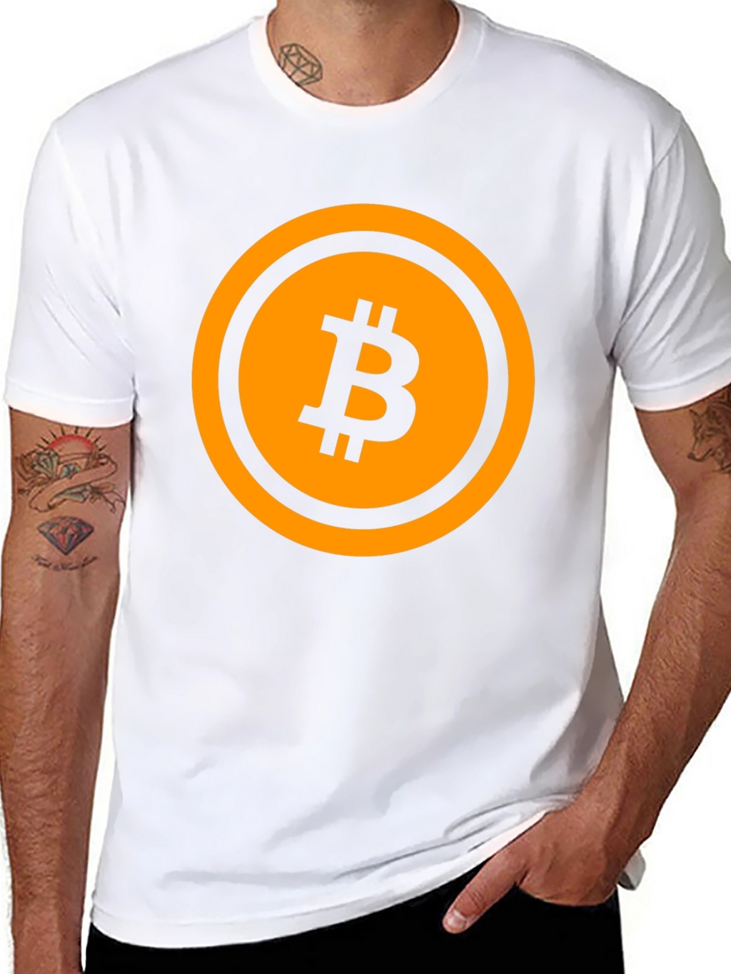 Bitcoin Black T-Shirt - Crypto Currency Tee