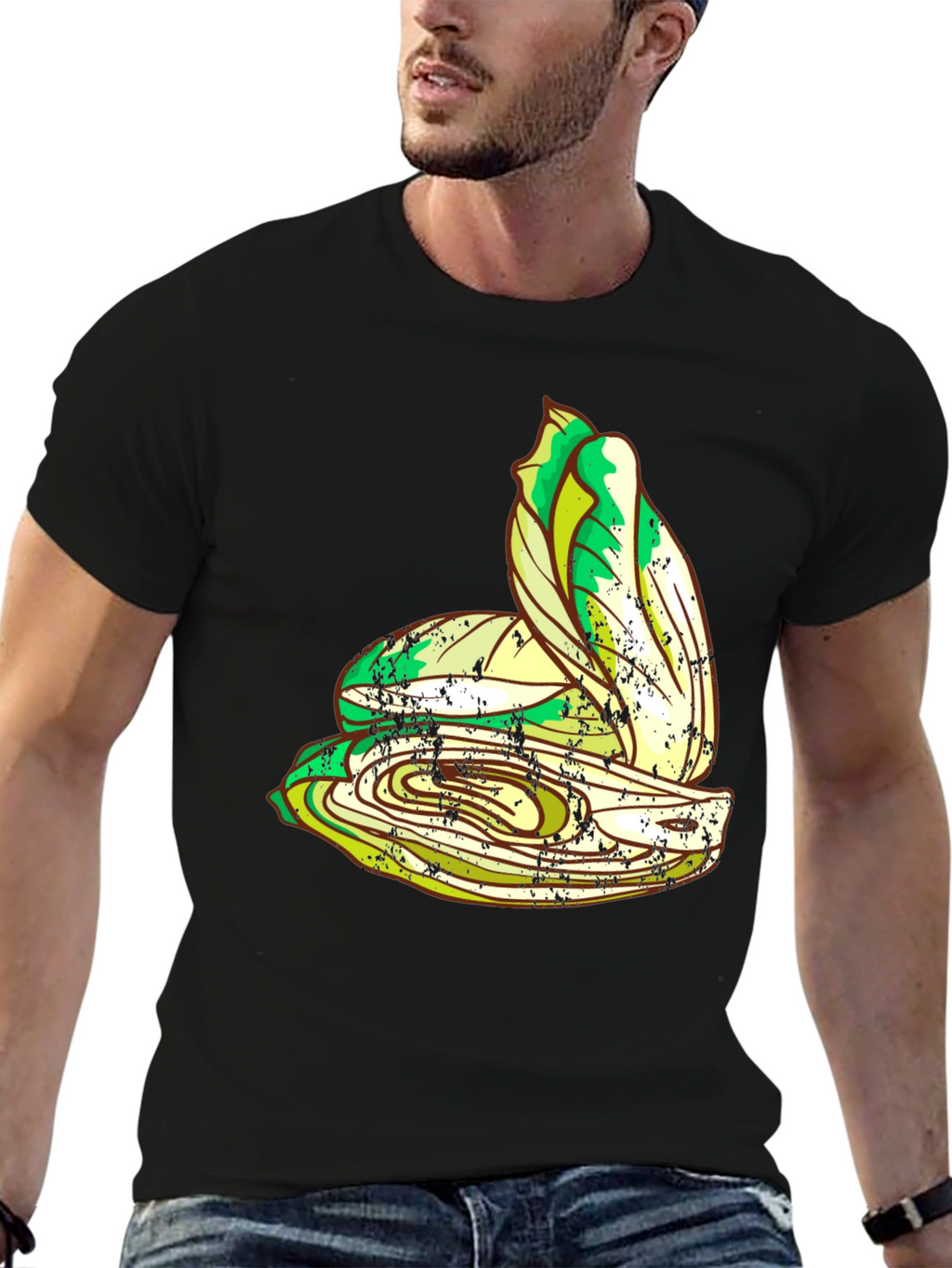 Endive Graphic Tee - Fresh Salad Lover Shirt