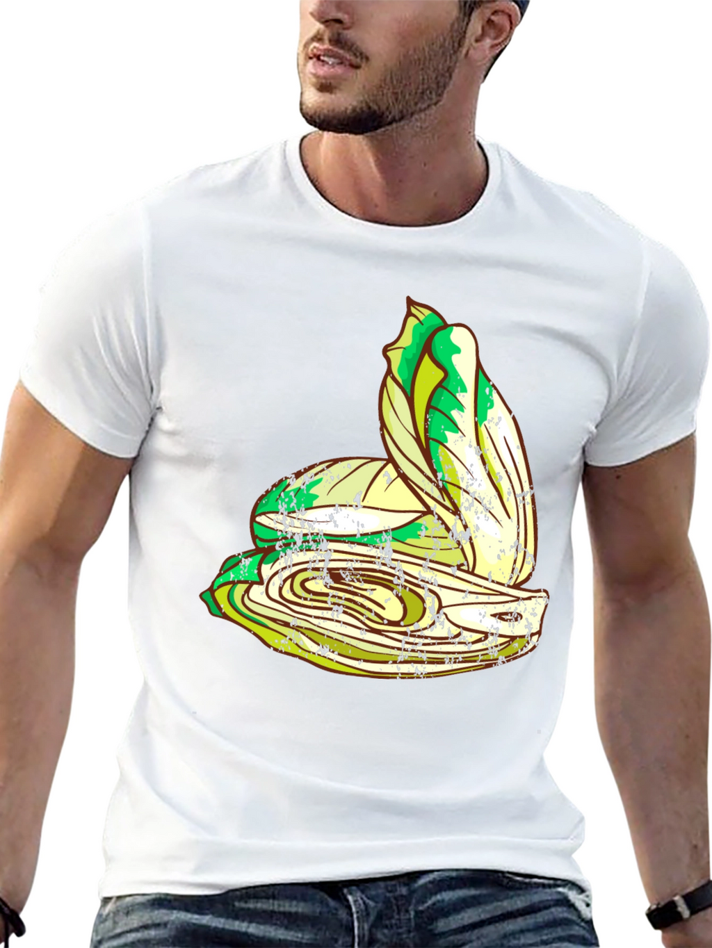 Endive Graphic Tee - Fresh Salad Lover Shirt