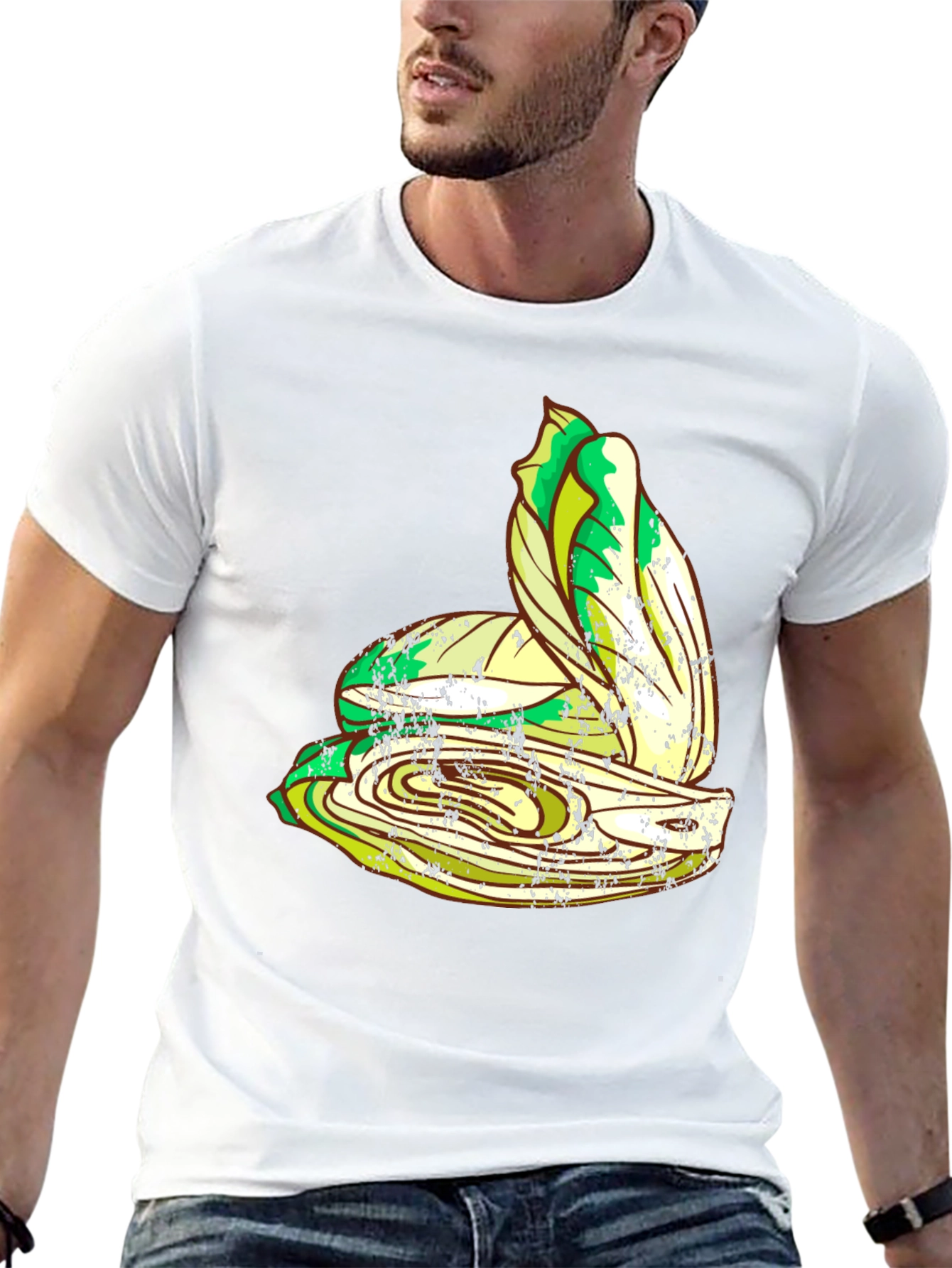 Endive Graphic Tee - Fresh Salad Lover Shirt