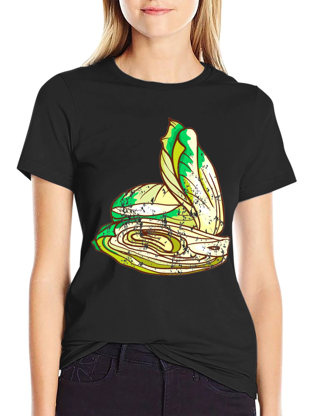 Endive Graphic Tee - Fresh Salad Lover Shirt