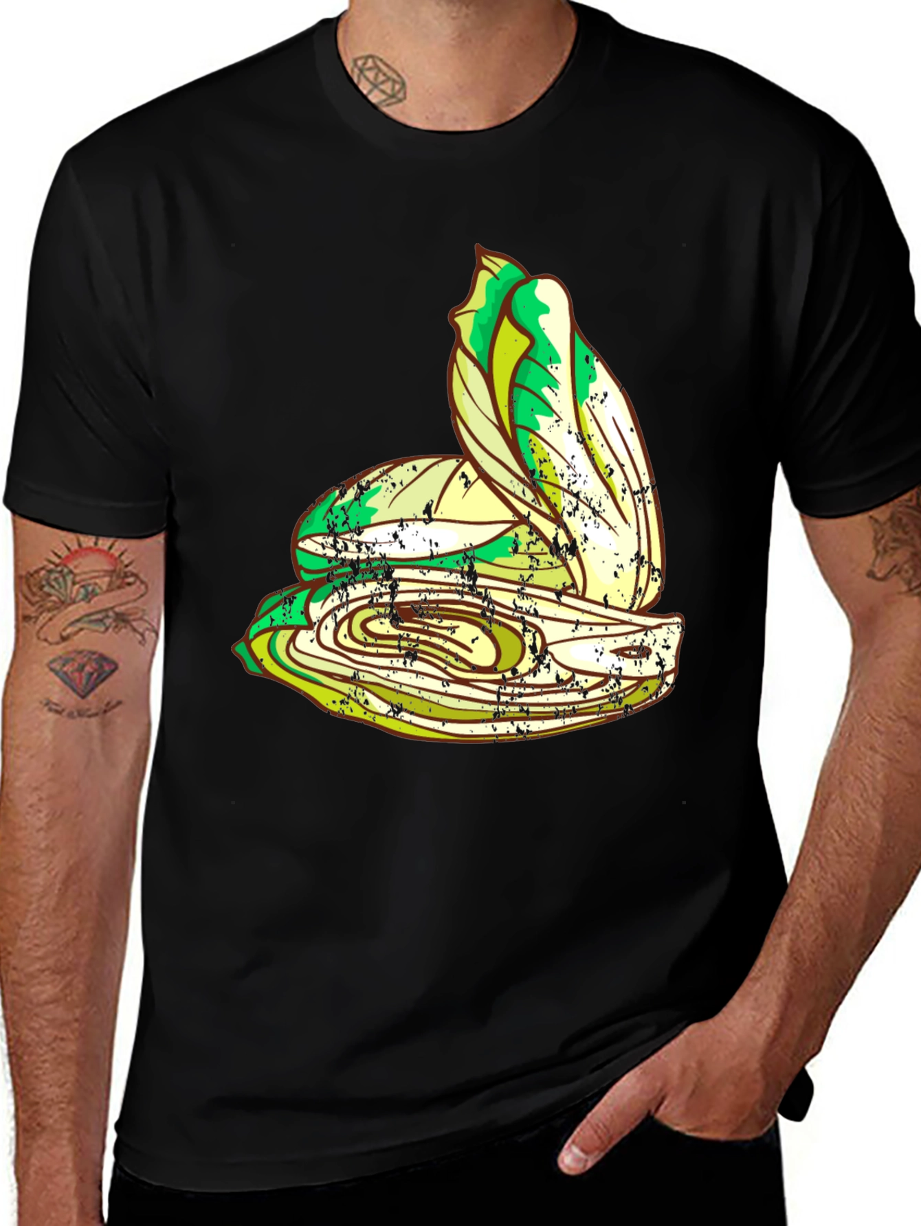 Endive Graphic Tee - Fresh Salad Lover Shirt