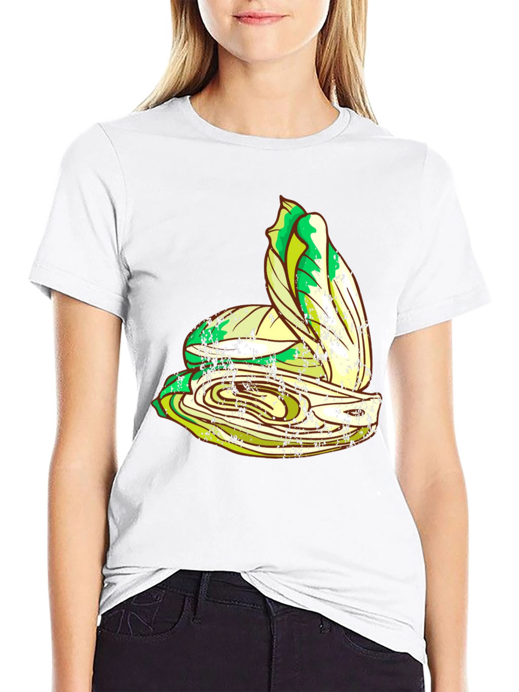 Endive Graphic Tee - Fresh Salad Lover Shirt