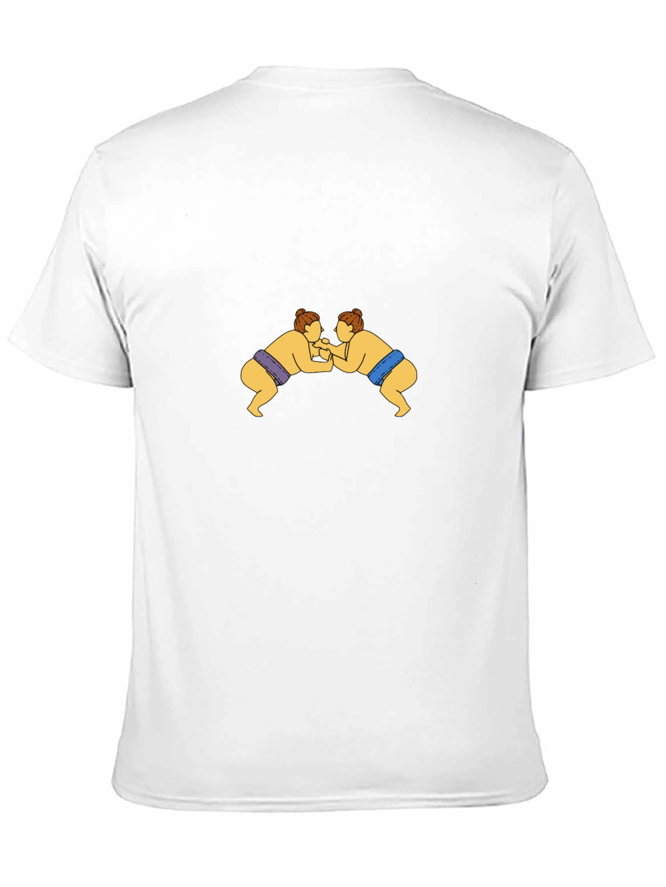 Sumo Wrestlers Black Graphic Tee