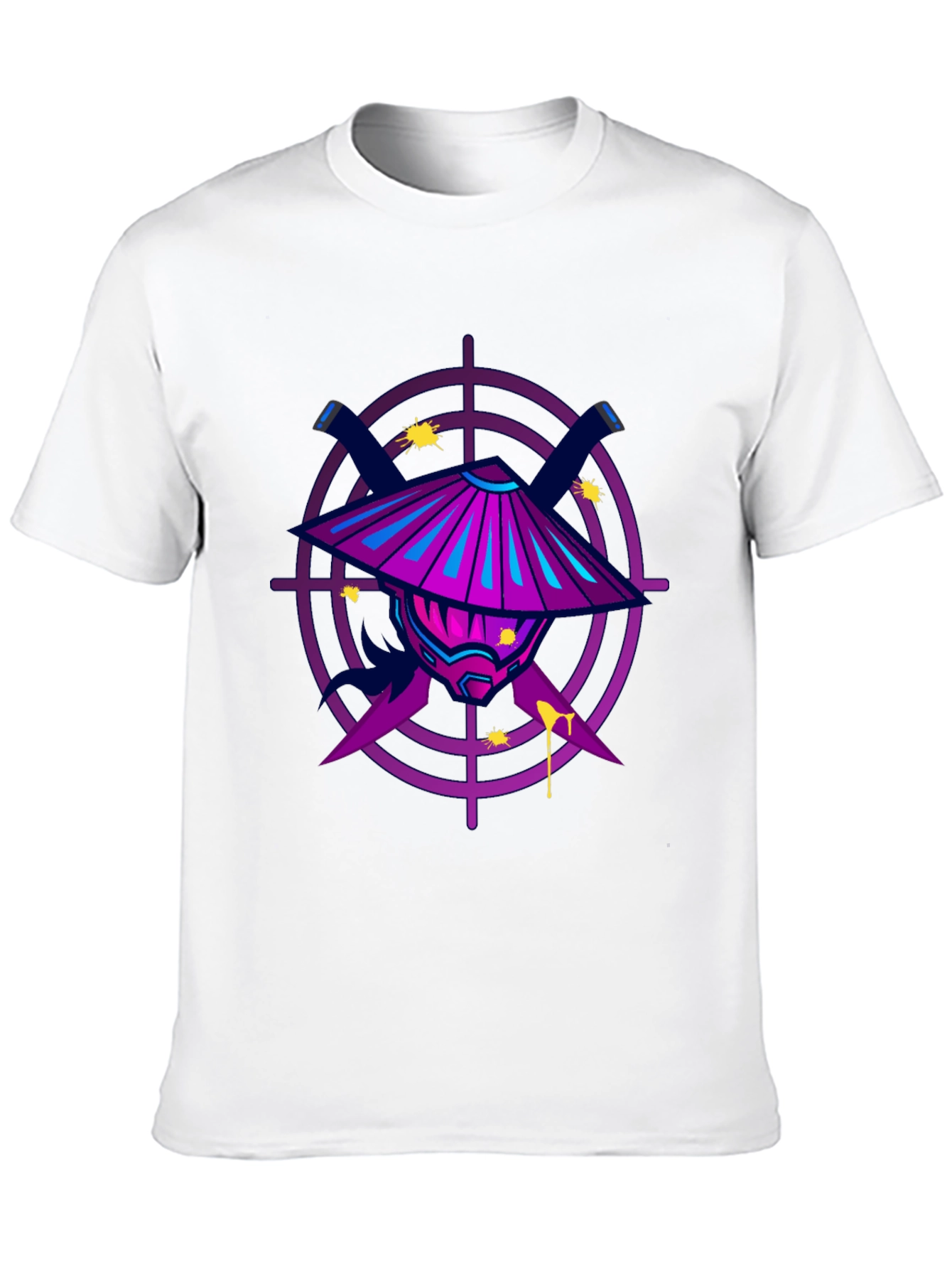 Cyberpunk Ninja Graphic Tee - Edgy Streetwear