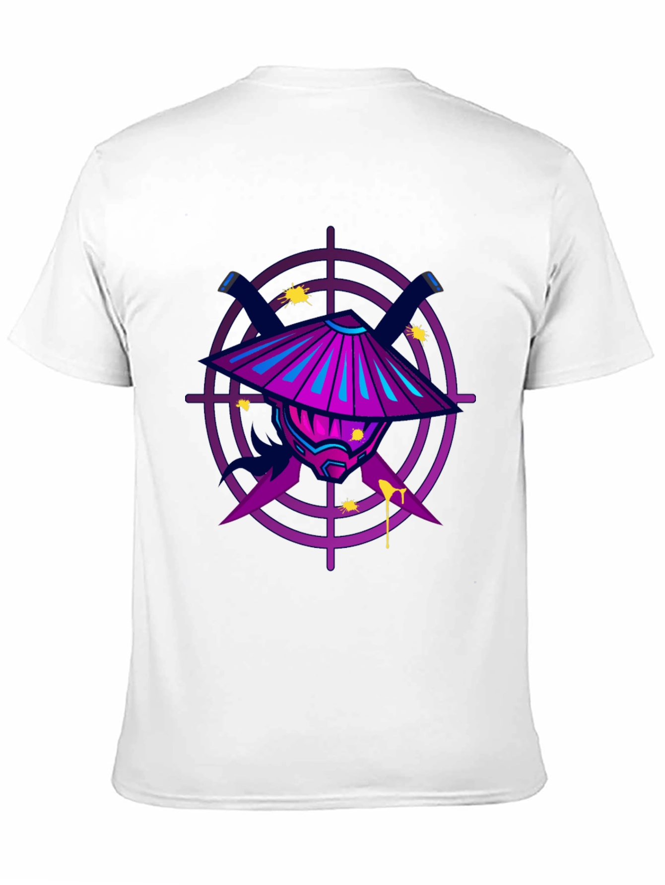 Cyberpunk Ninja Graphic Tee - Edgy Streetwear